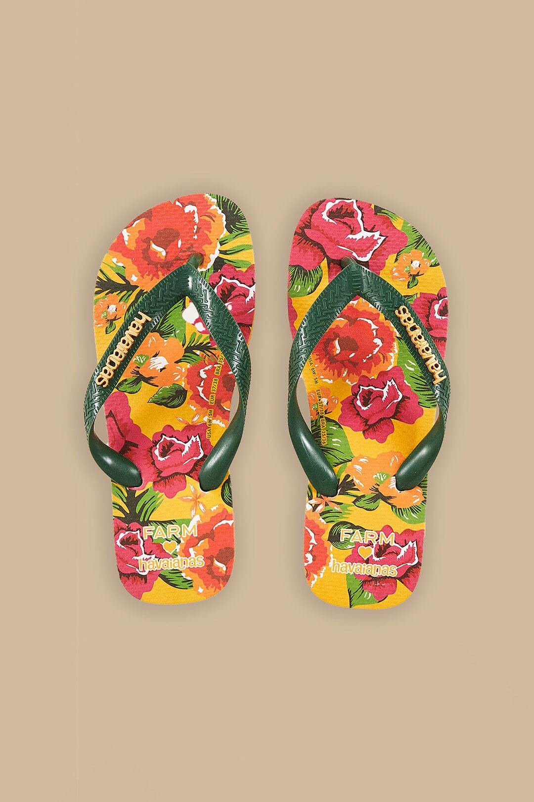Yellow Chita Havaianas Sandals – FARM Rio