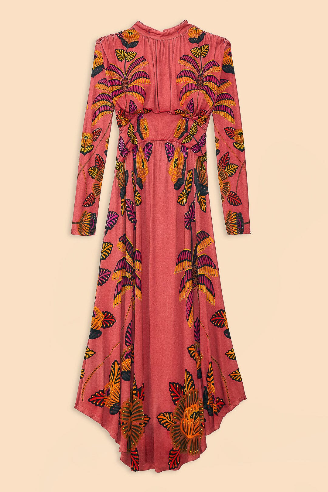 Blush Living Bloom High Neck Maxi Dress