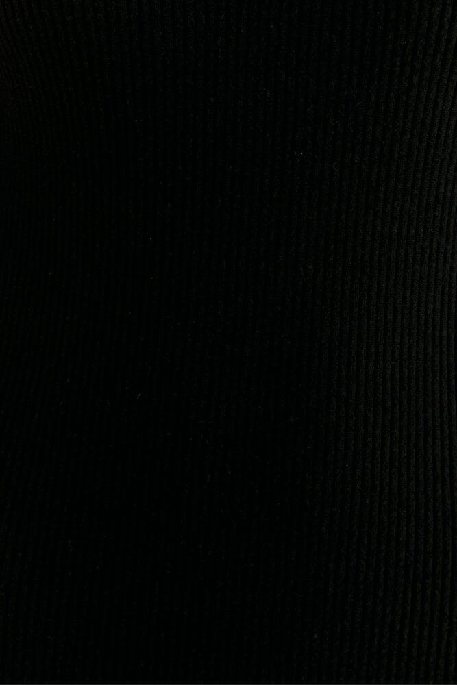 Black Heart Neckline Knit Dress