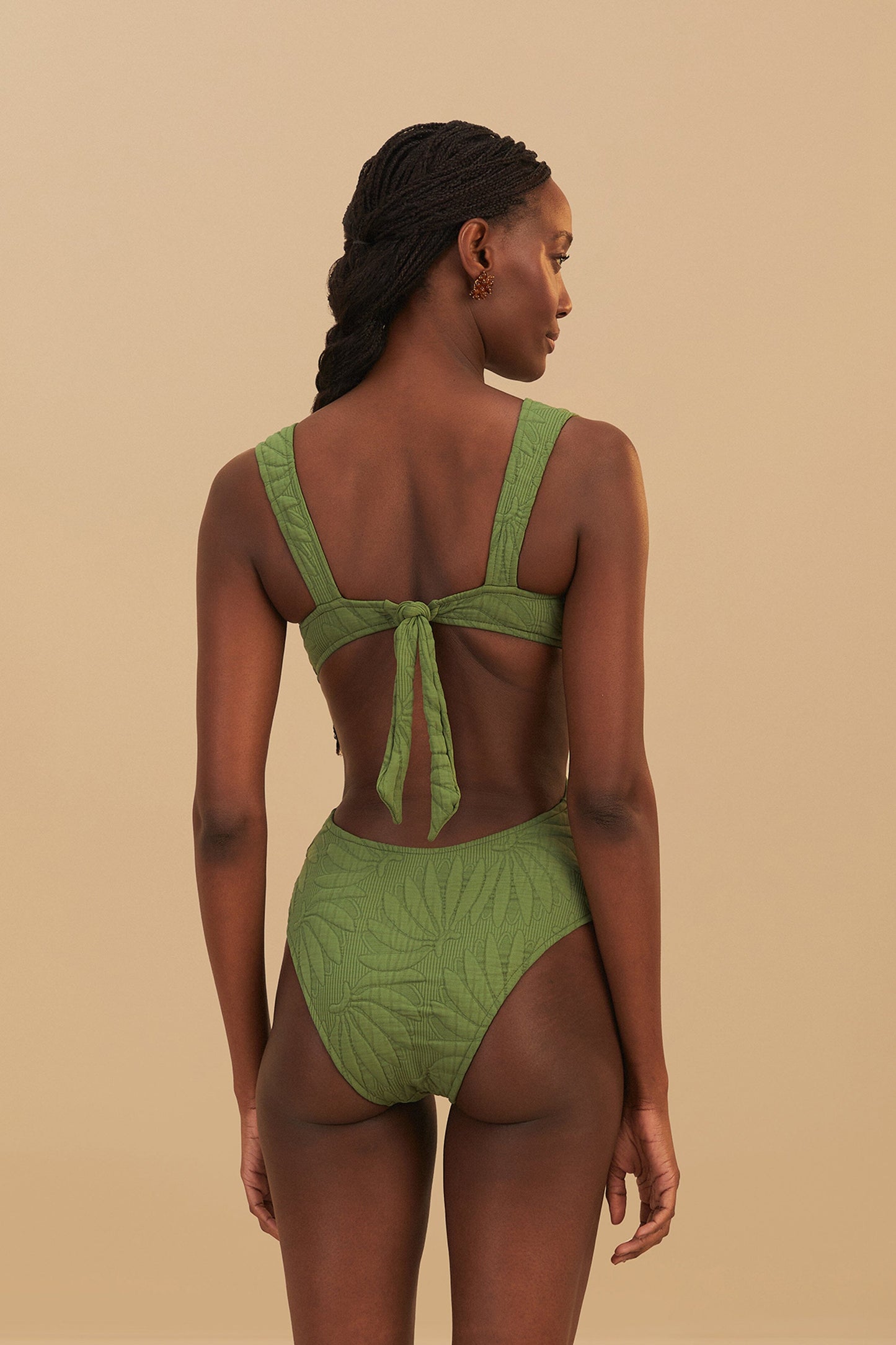 Green Copabanana Matelasse One Piece
