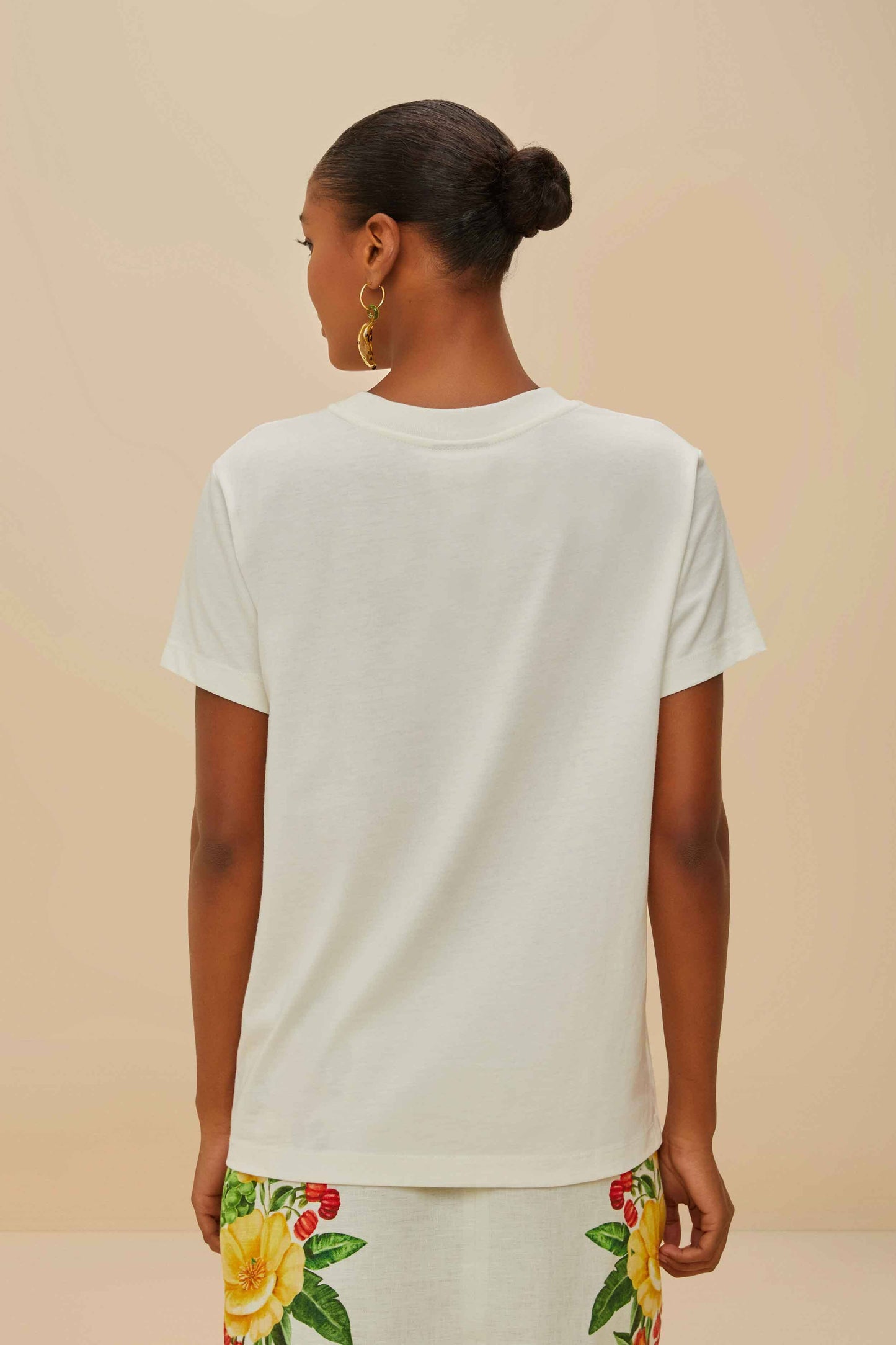 Off-White Corazón Tropical Organic Cotton T-Shirt