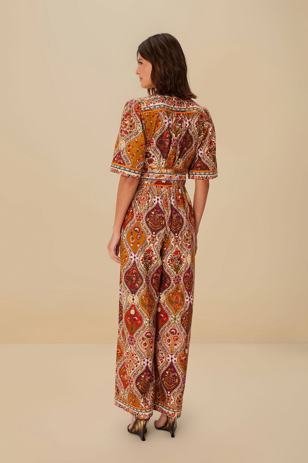 Multicolor Romantic Nature Jumpsuit
