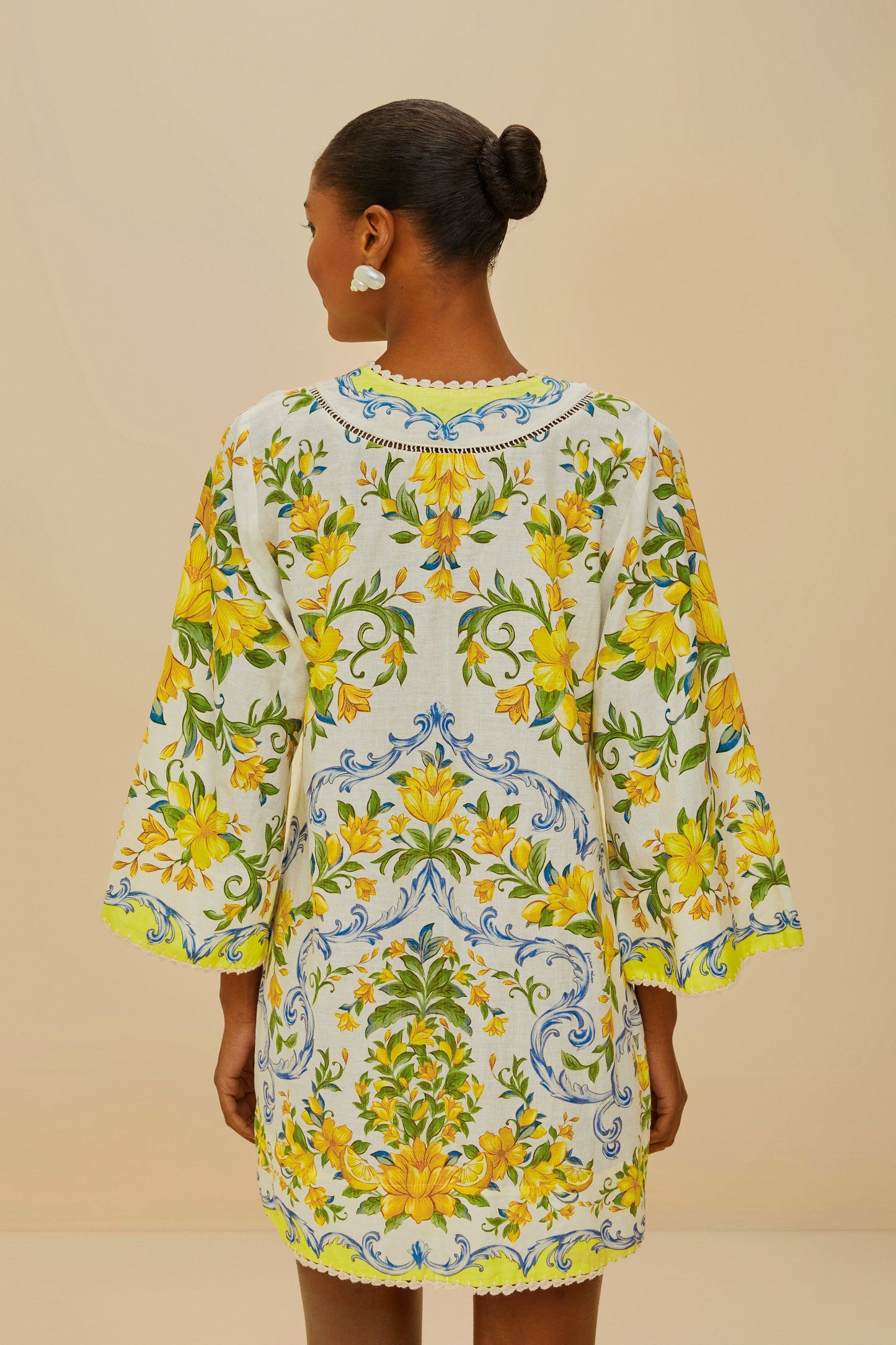 Off-White Sicily LENZING™ ECOVERO™ Euroflax™ Mini Dress