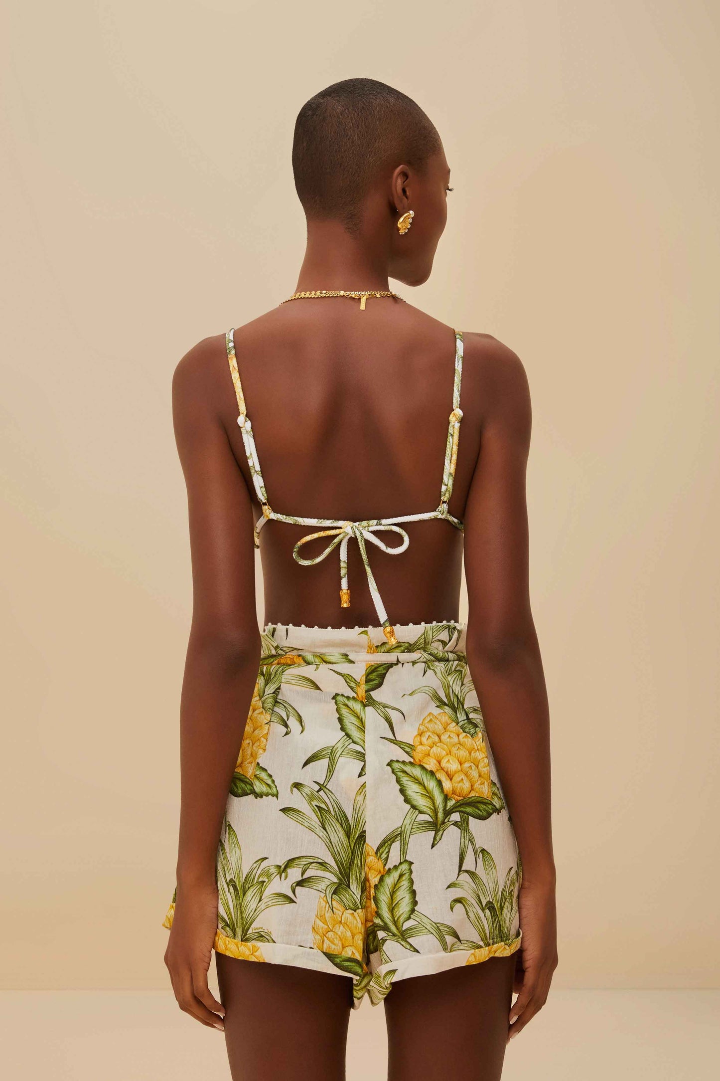 Off-White Delicate Pineapple Short