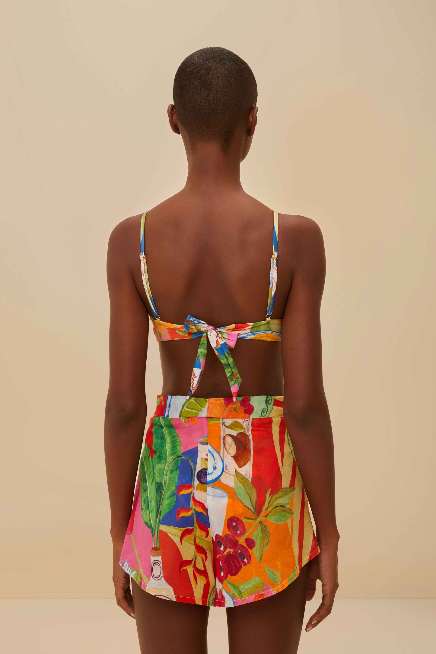 Multicolor Summer Picnic Shorts