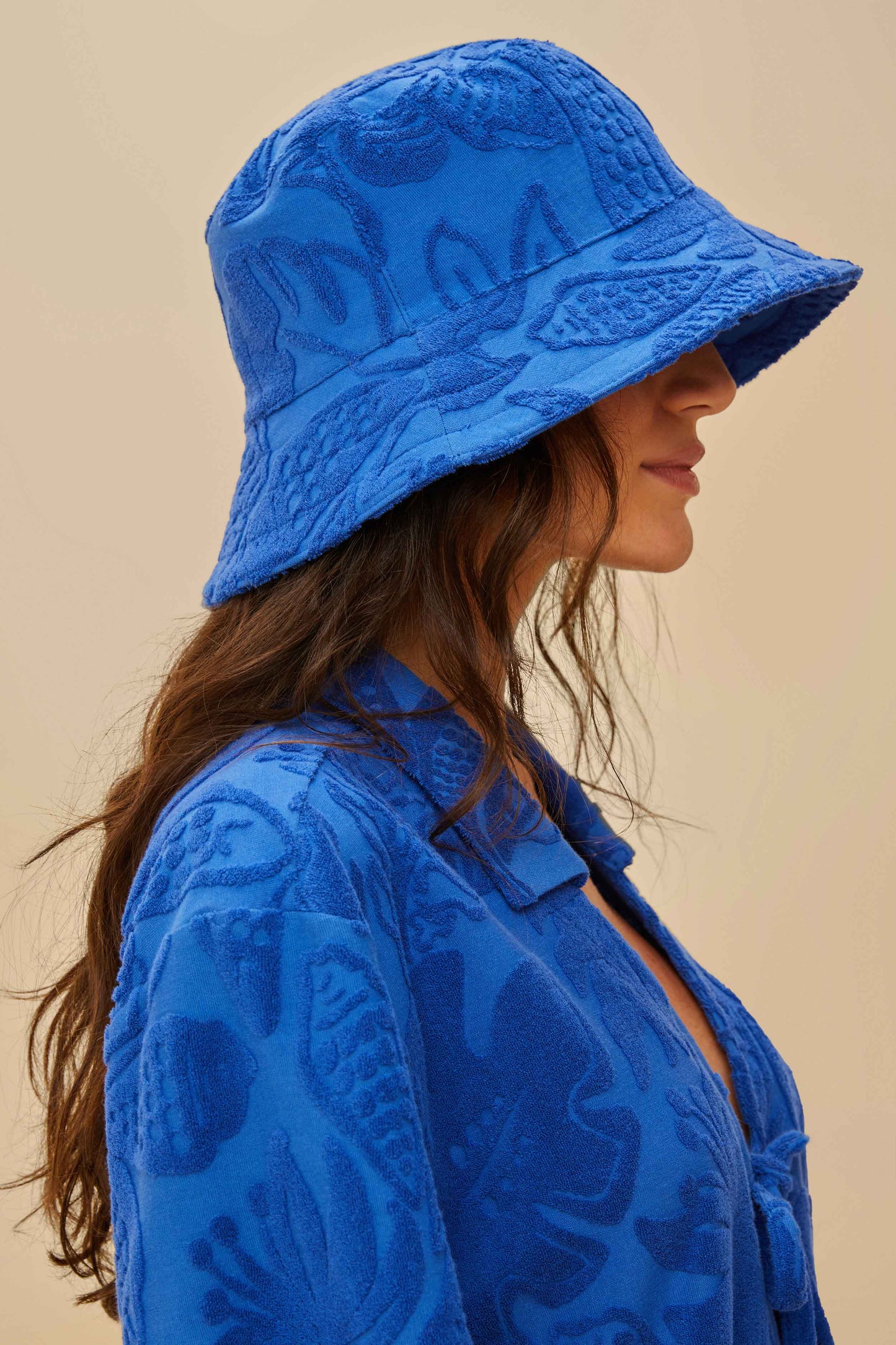 Blue River Nature Towel Hat