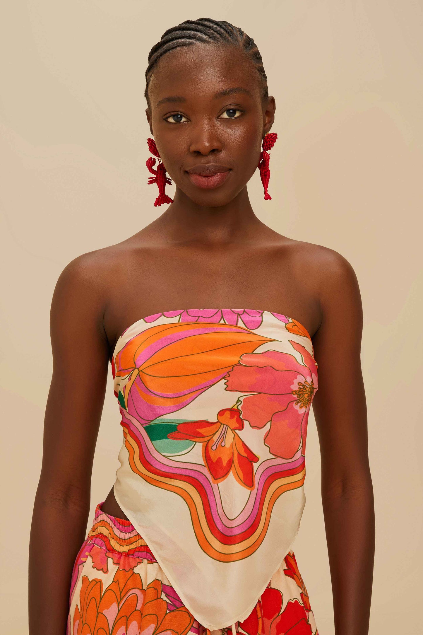 Beige Spring Affair Scarf