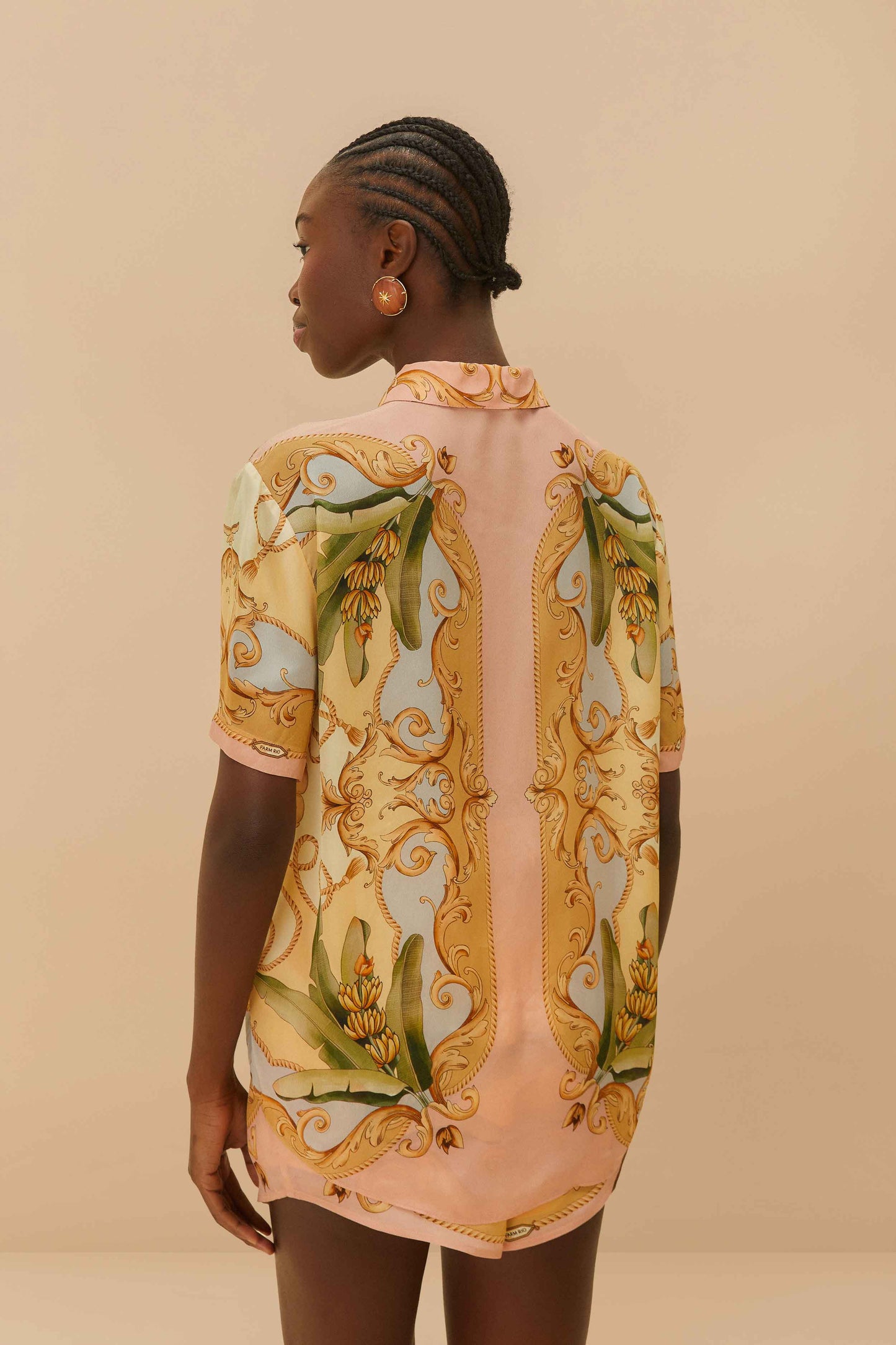 Multicolor Banana Royalty Kaleidoscope Shirt