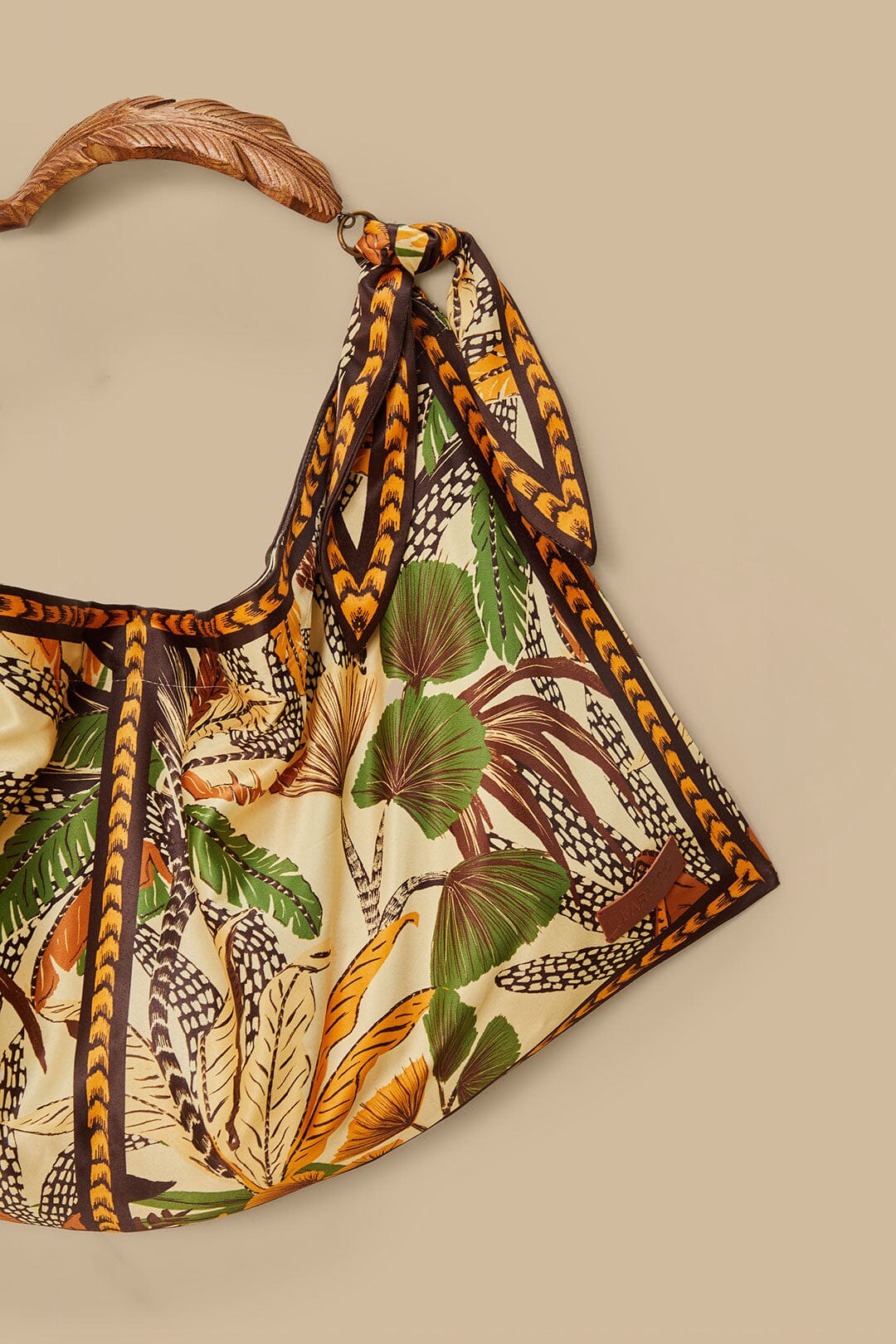 Foliage Sketch Scarf Tote Bag