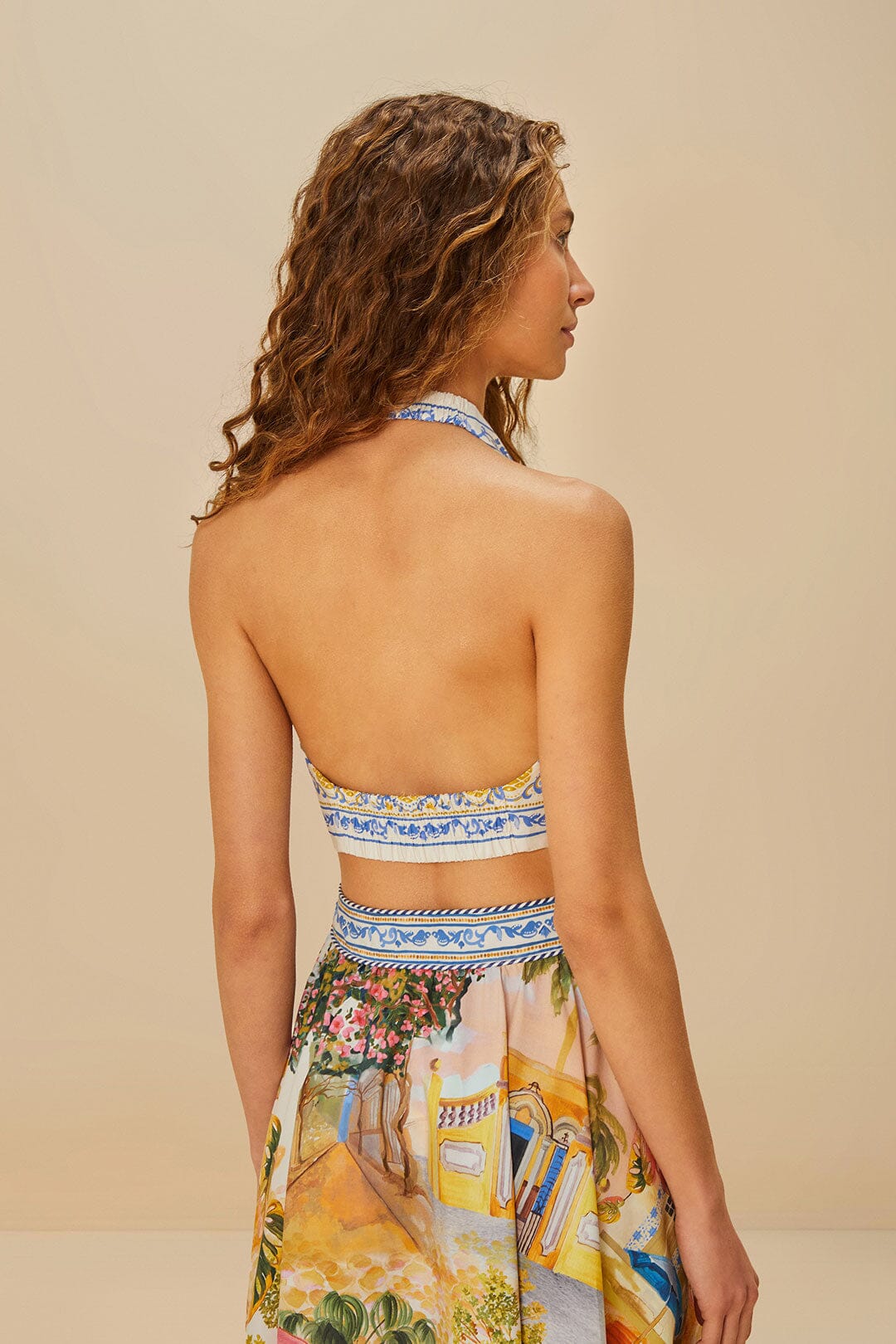 Multicolor Aracati Organic Cotton Top