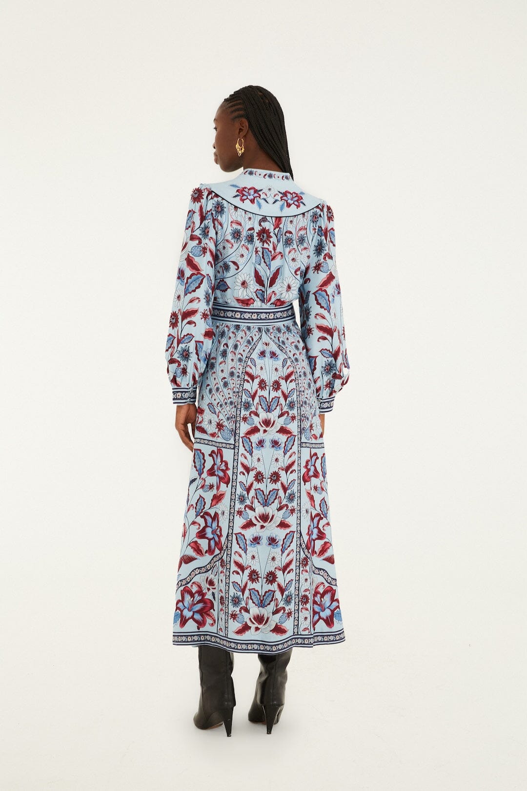 Soft Blue Marcelle Maxi Dress