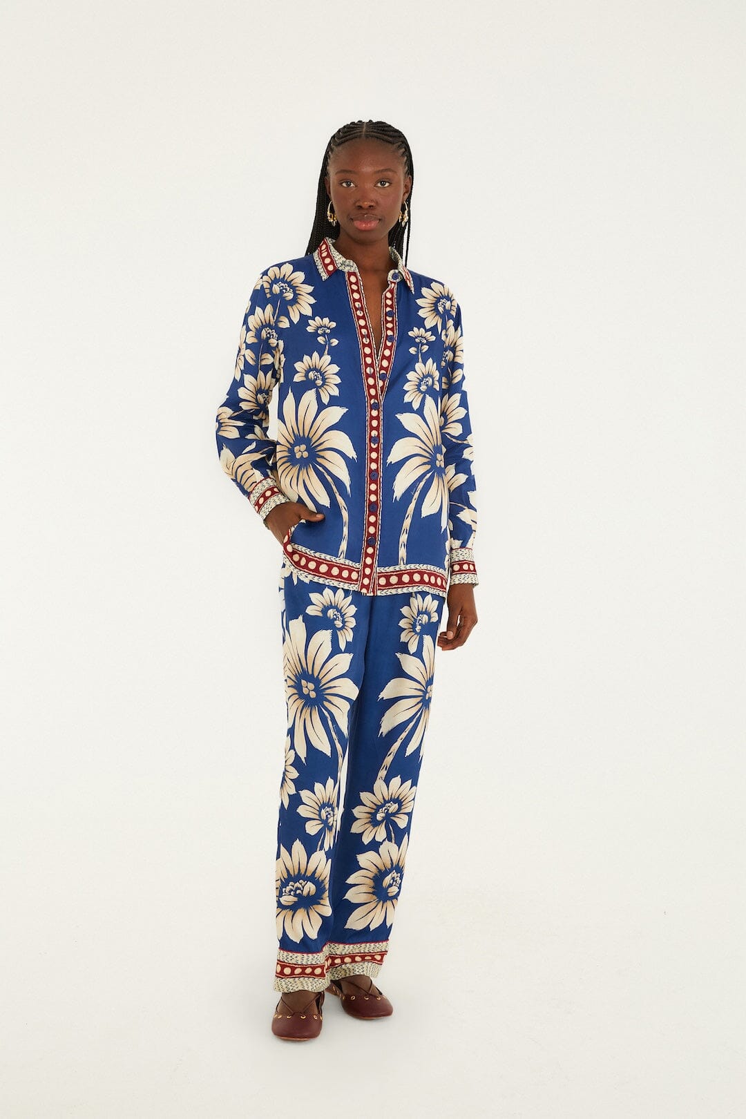 Blue Luna Lenzing™ Ecovero™ Viscose Pajama Pants | FARM Rio