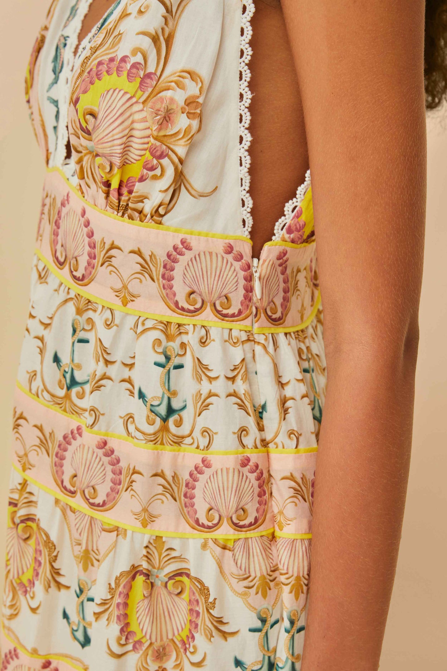 Off-White Maritime Magic Midi Dress