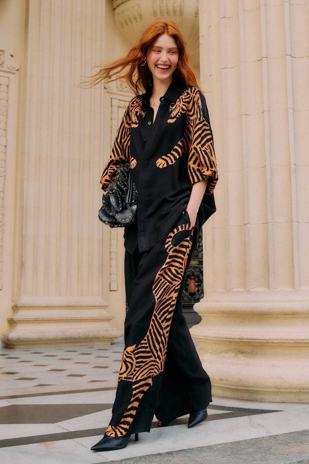 パンツ TIGER TROUSERS / BLACK OVER-DYE X-LARGE Black Tiger Pants | FARM Rio