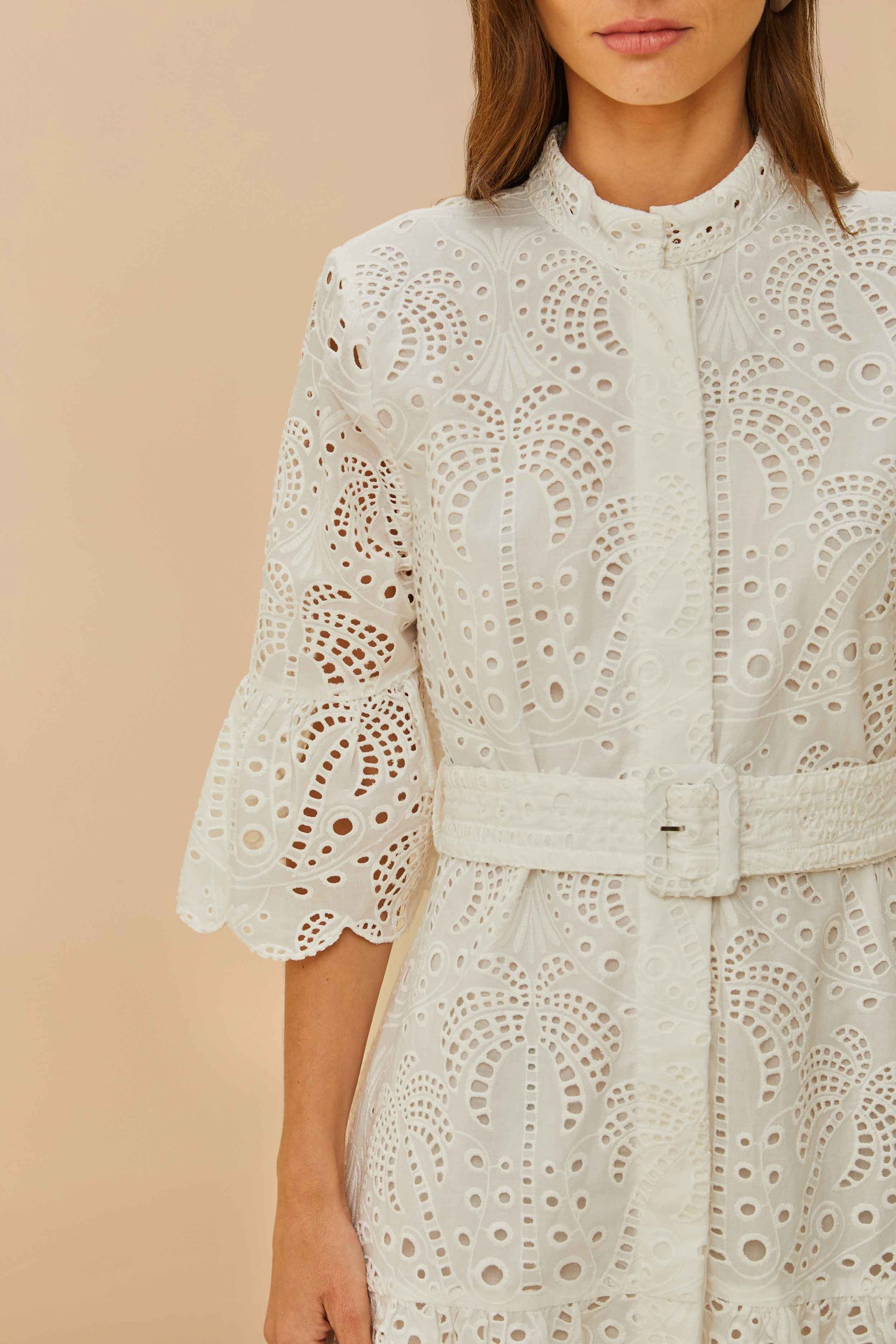 Off-White Palm Tree Mini Dress