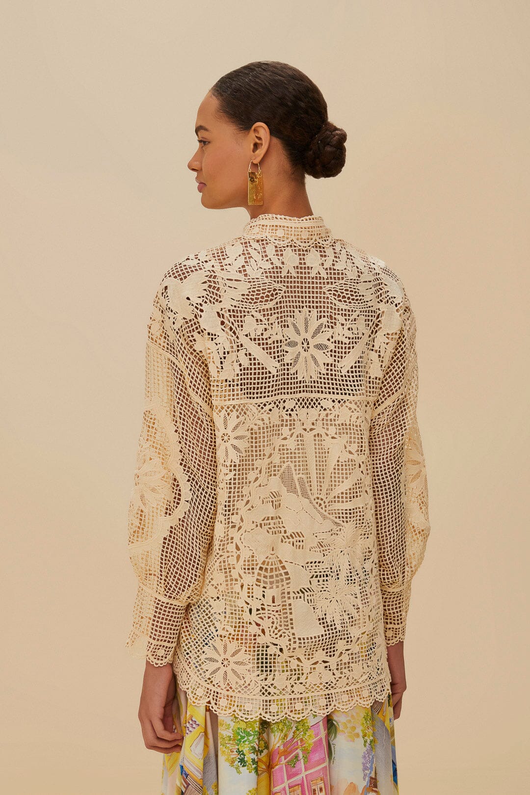 Sand Landscape Guipure Shirt