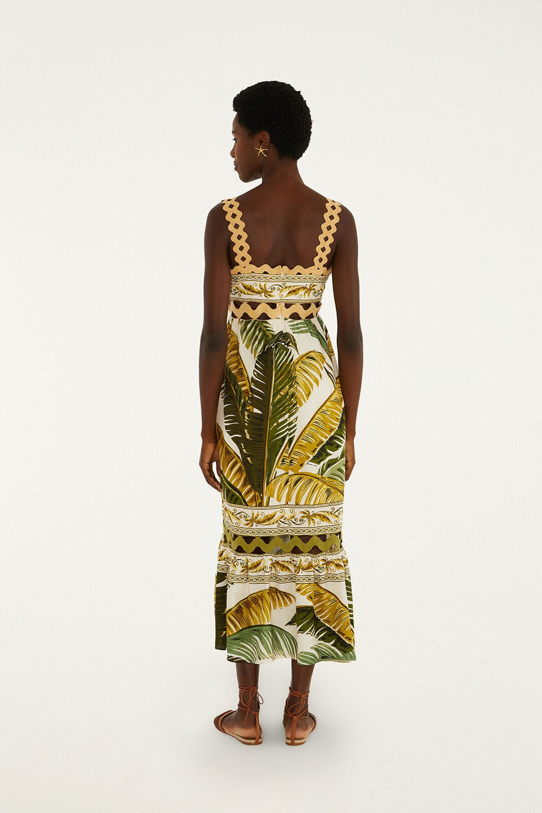 Sand Trancoso Wavy Trim Lenzing™ Ecovero™ Euroflax™ Maxi Dress