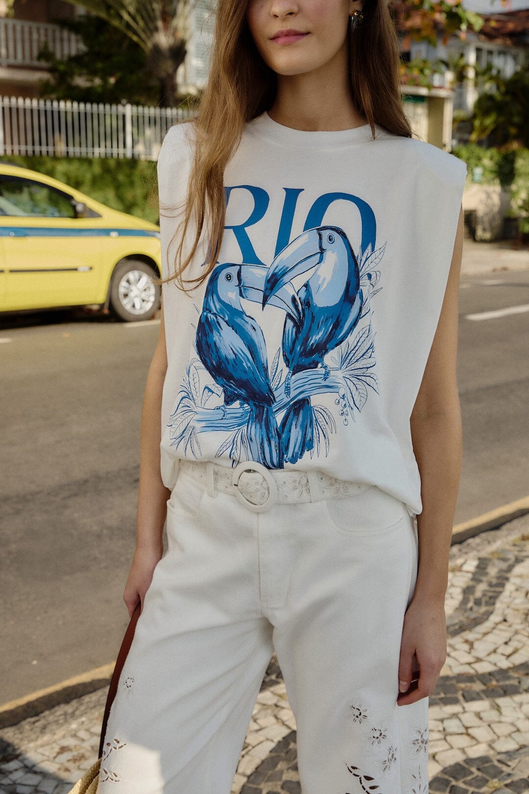Farm Rio Cotton White T Shirt Dress Tropical Forest Off-White T-Shirt Dress FARM Rio Farm Rio Cotton White T Shirt Dress Tropical Forest Off-White T-Shirt Dress FARM Rio