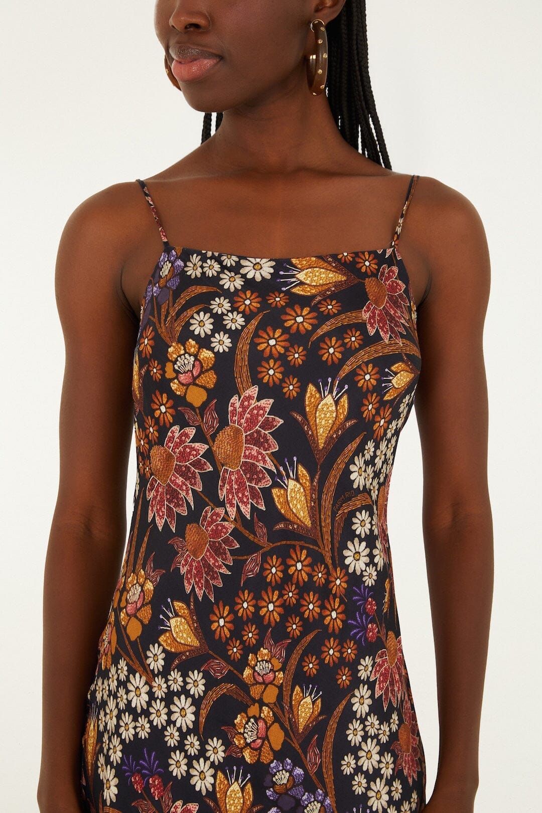 Black Lili Slip Maxi Dress