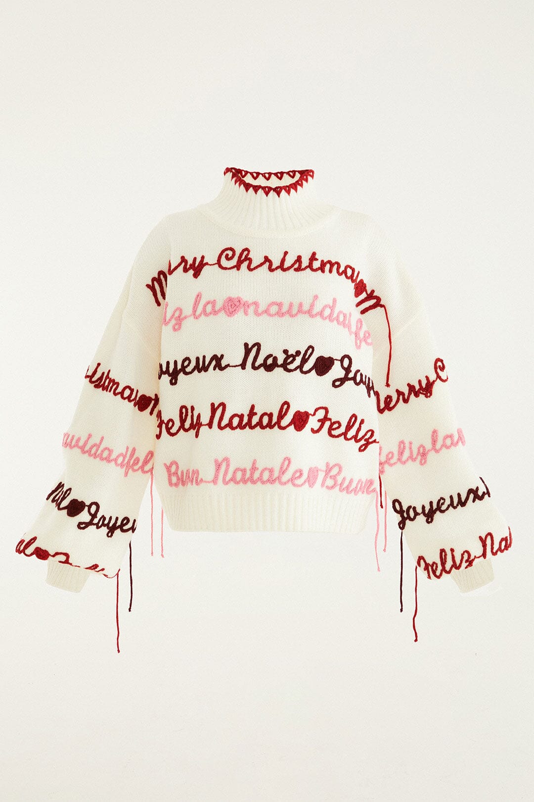 Off-White Merry Christmas Knit Sweater