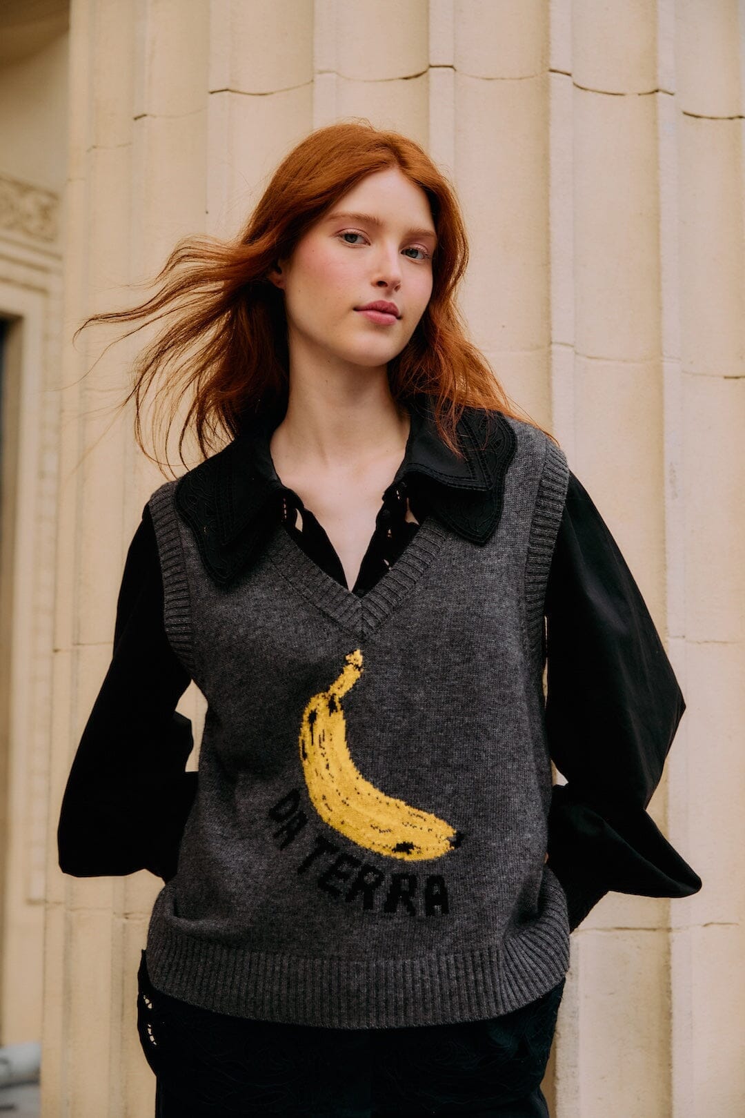 Grey Banana Da Terra Knit Vest | FARM Rio