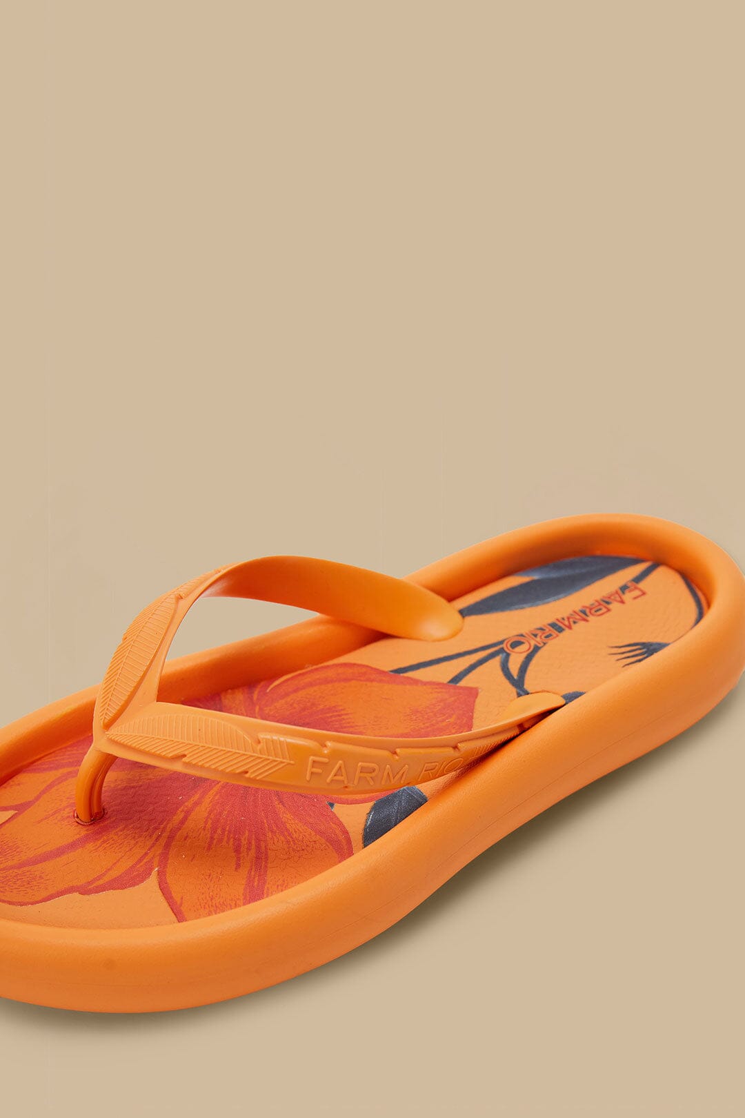 Orange California Canoe Flip Flop