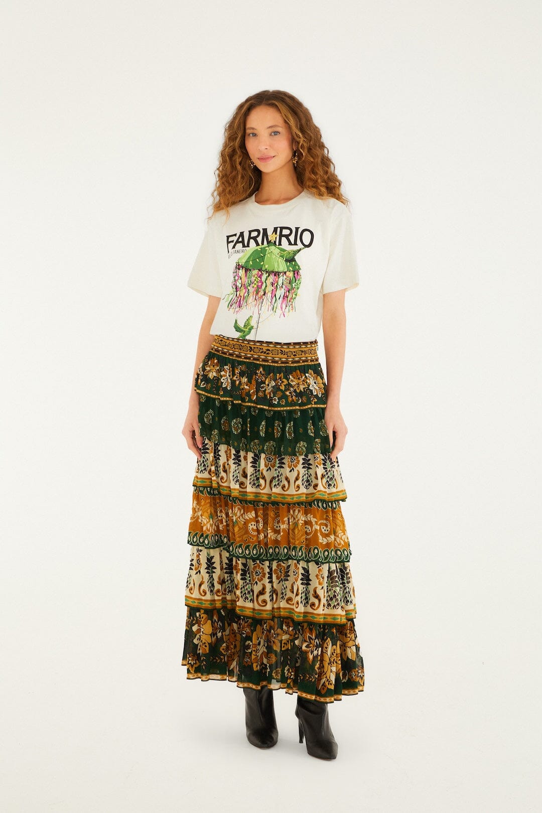 Off-White Xmas Bikinis Organic Cotton T-Shirt