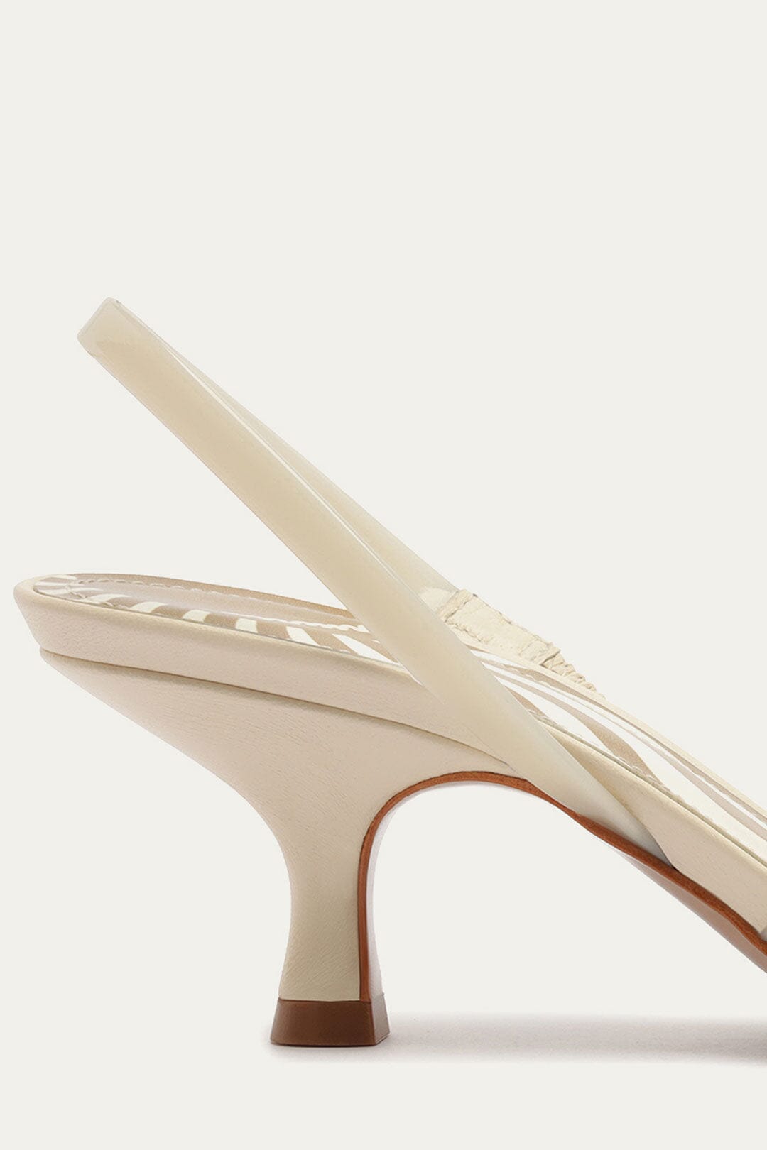 Off-White Flower Jelly Heeled Sandal