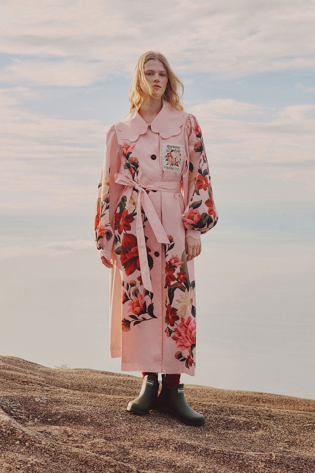 Bromelia Trench Coat | FARM Rio