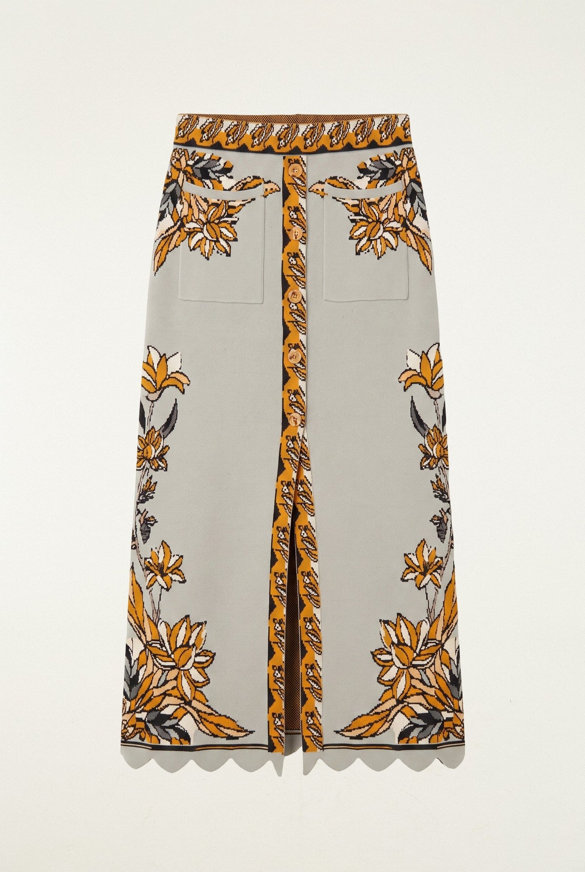 Stained Glass Beauty Knit Skirt