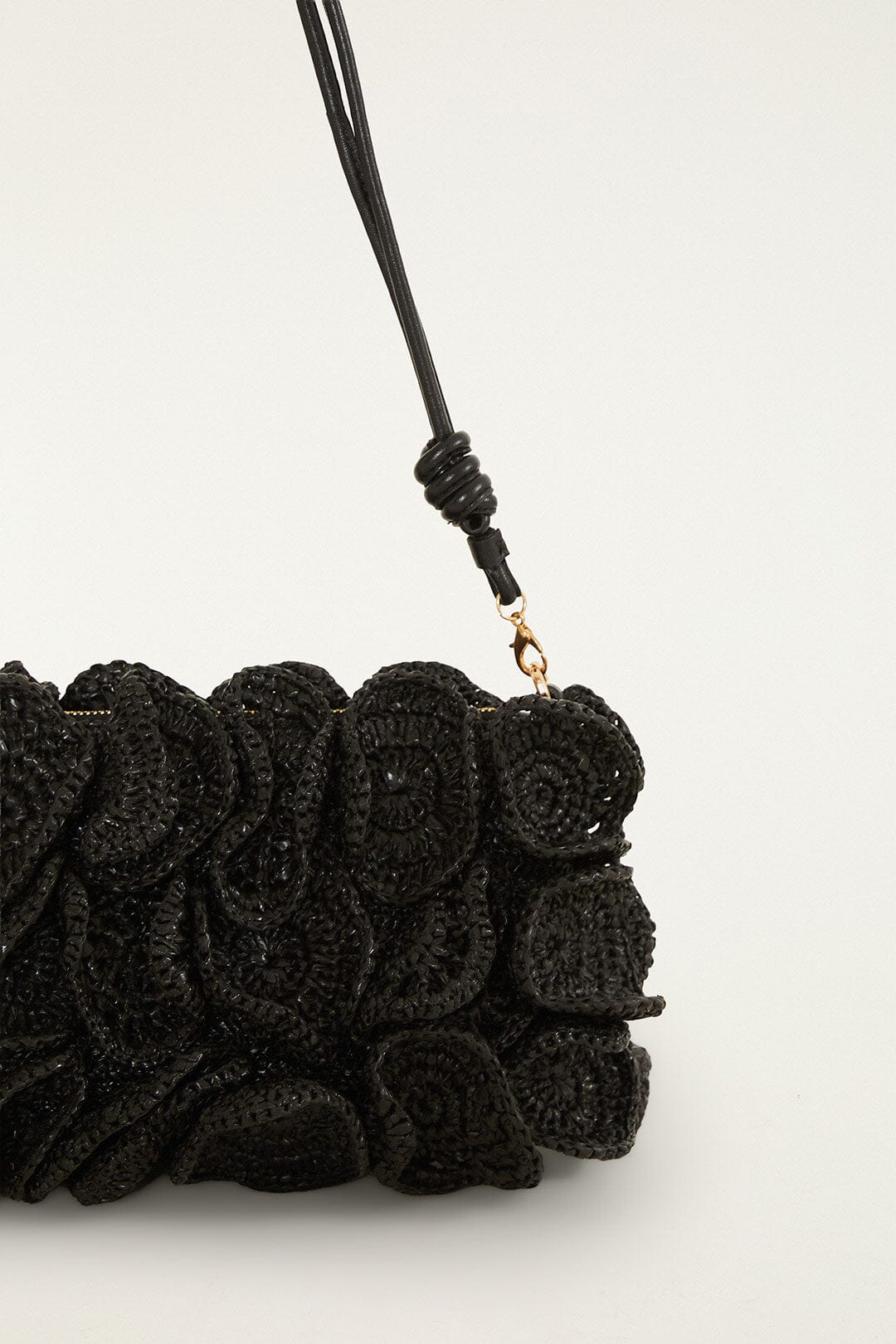 Raffia Flower Clutch
