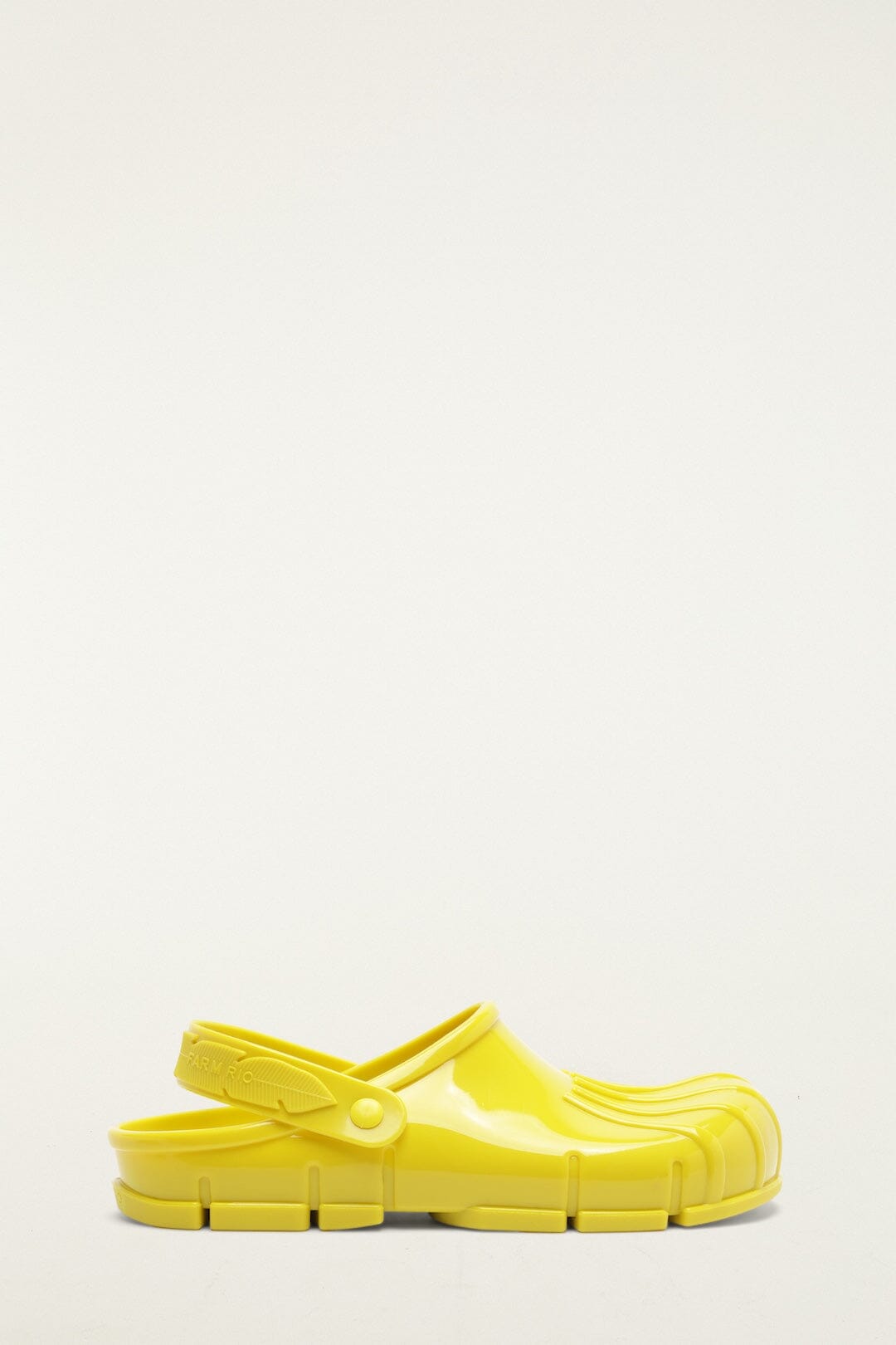 Yellow Monstera Slingback Rain Clog | FARM Rio