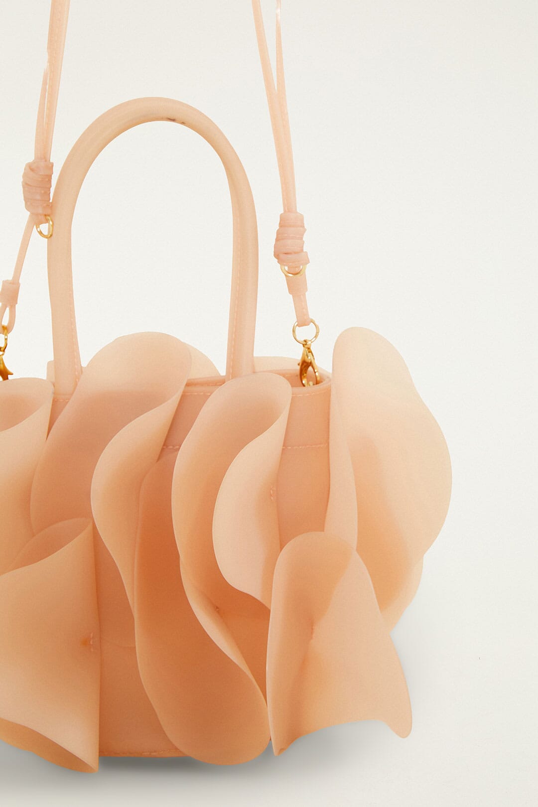 Peach Jelly Flower Bag