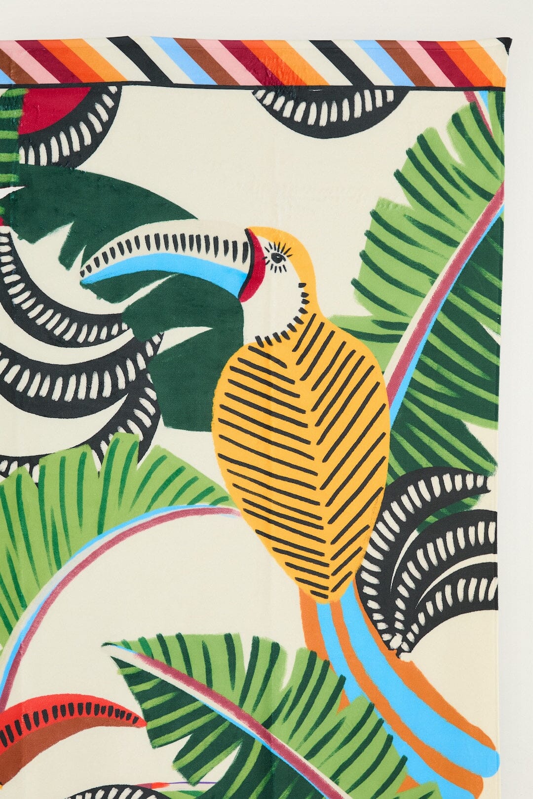 Toucan With Foliage Towel