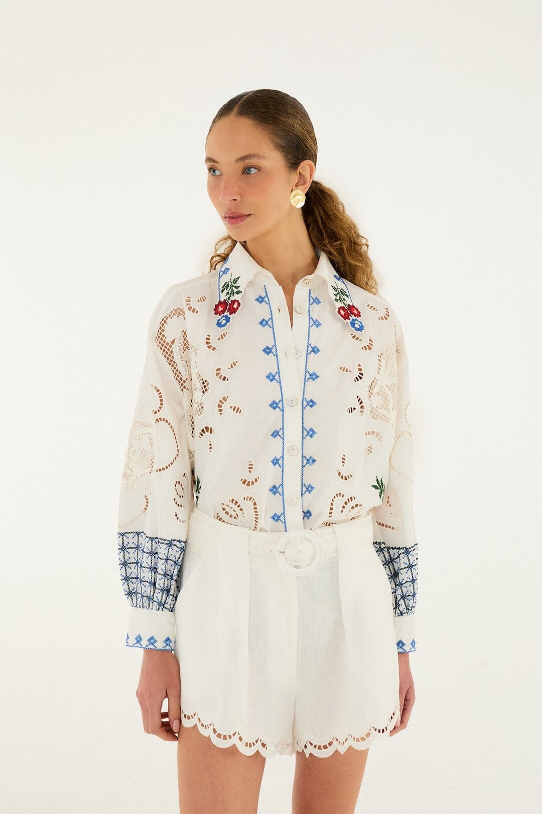 Off-White Richelieu Euroflax Premium Linen Shorts