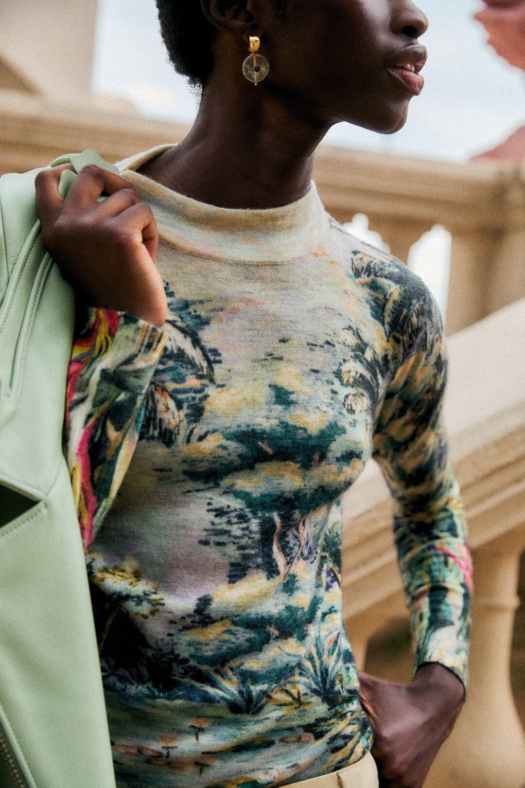 Petricor Long Sleeve Knit Top