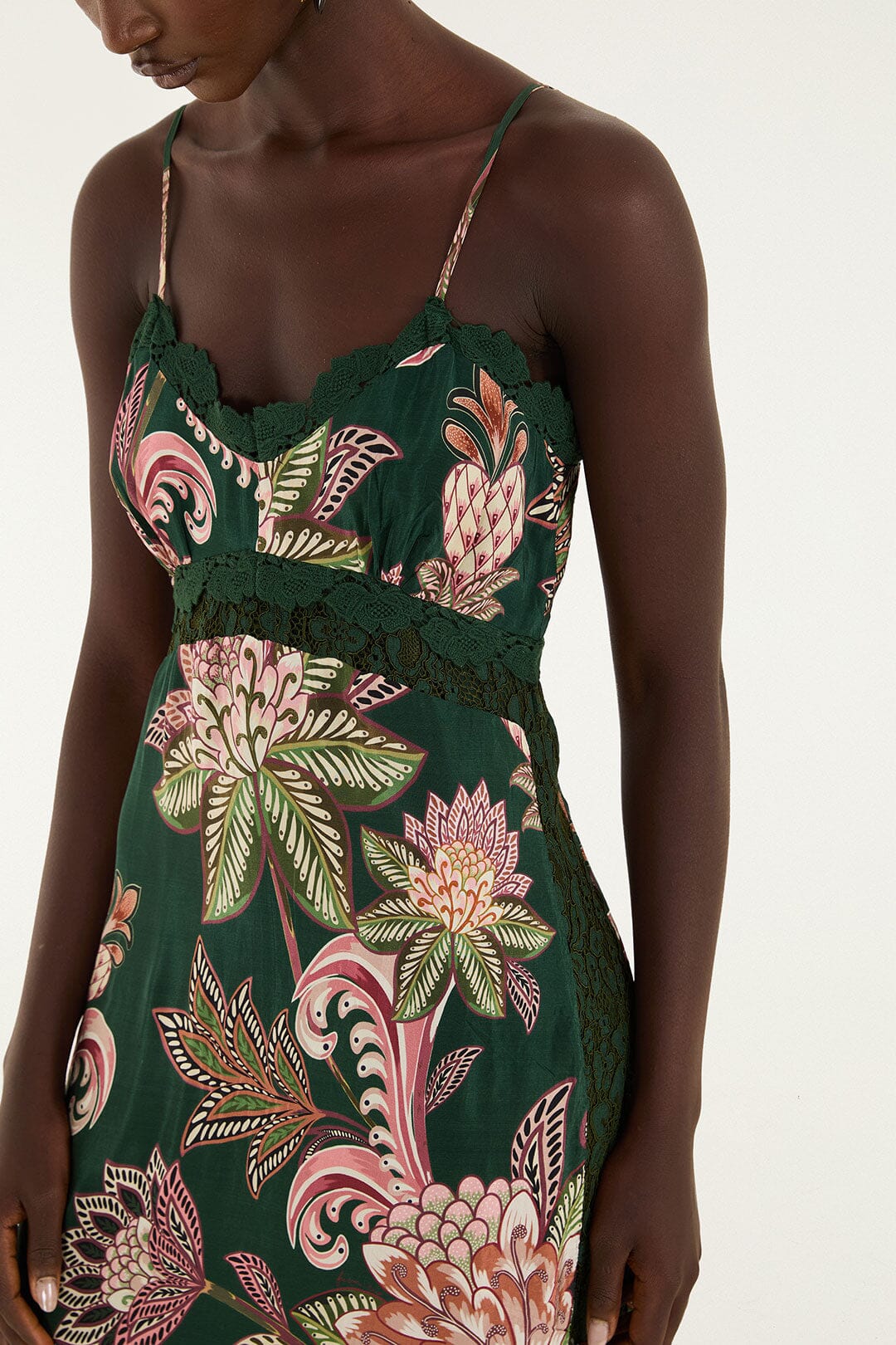 Arabesque Paradise Floral Midi Dress