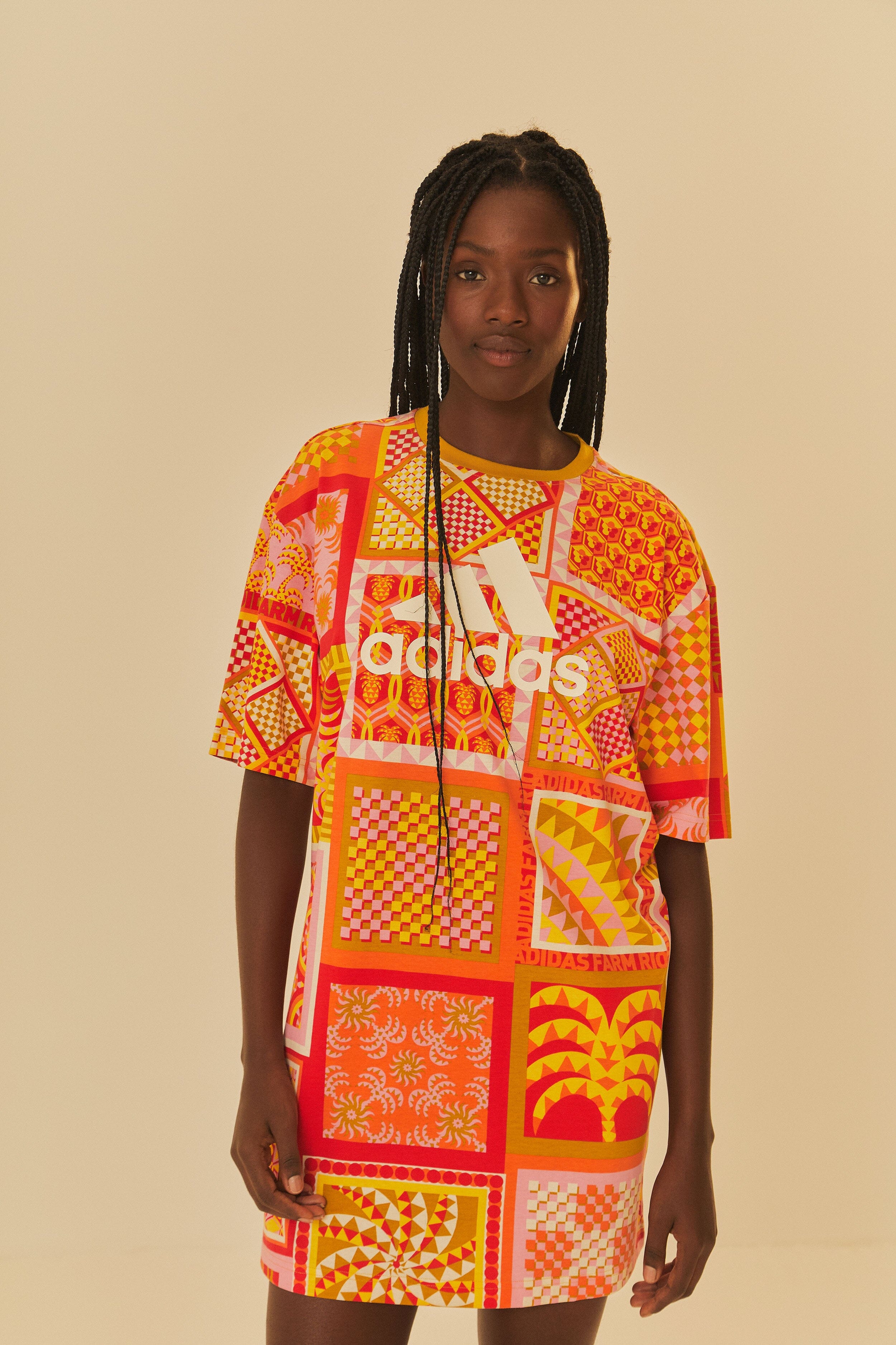 Adidas Farm Solar Kaleidoscope Pink Dress Adidas Farm Solar Kaleidoscope Pink Dress