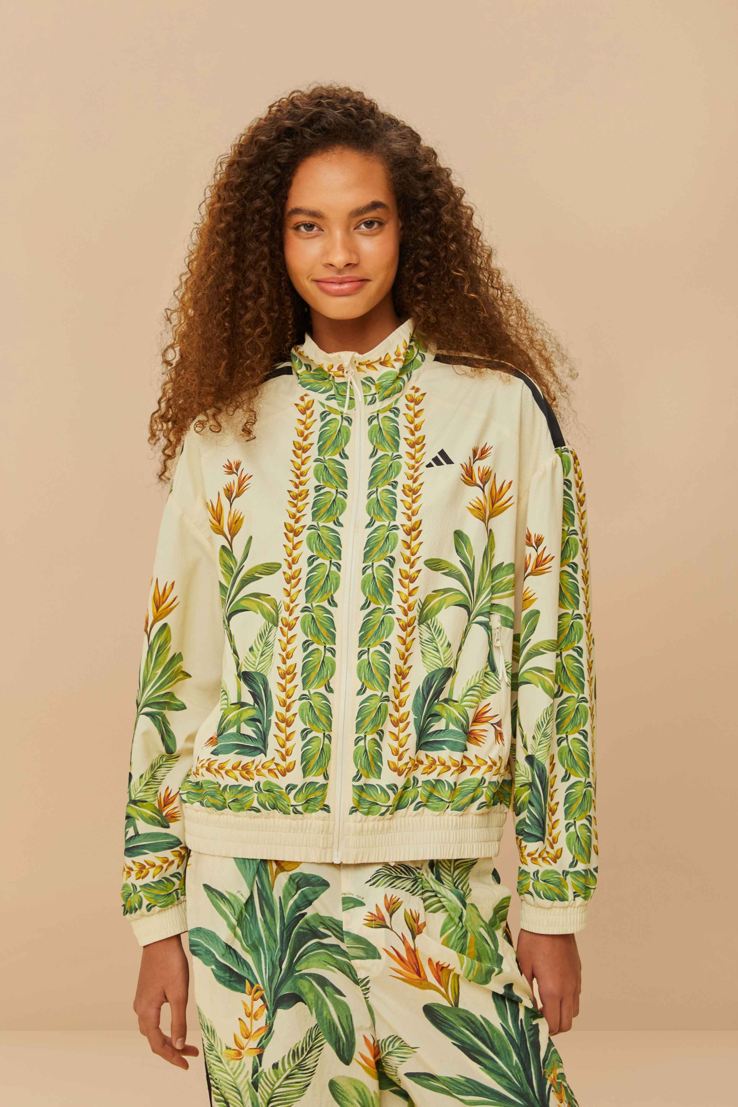 Adidas Tropical Breeze Cream White Jacket – FARM Rio