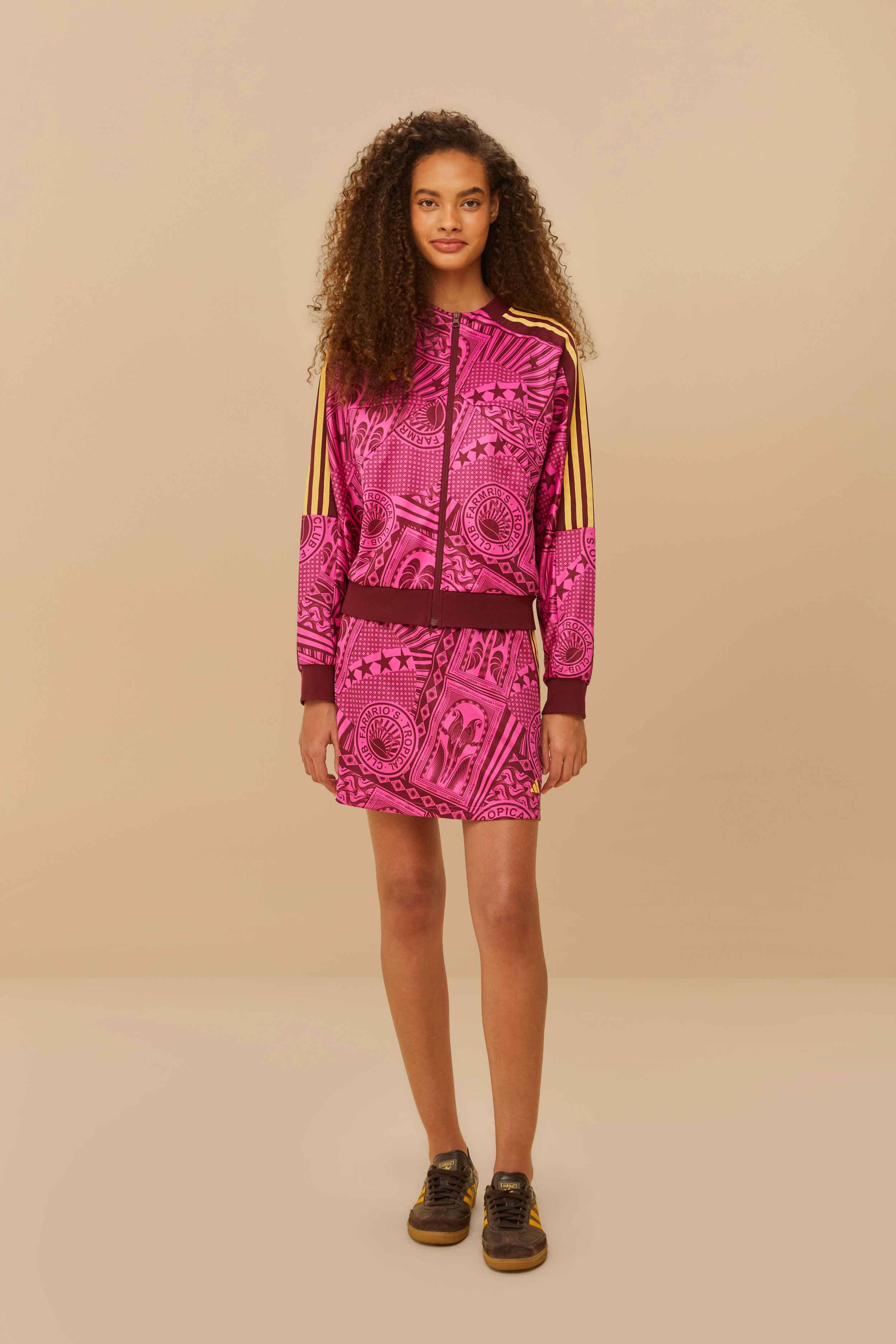 Adidas Tropical Club Pink Skirt FARM Rio Adidas Tropical Club Pink Skirt FARM Rio