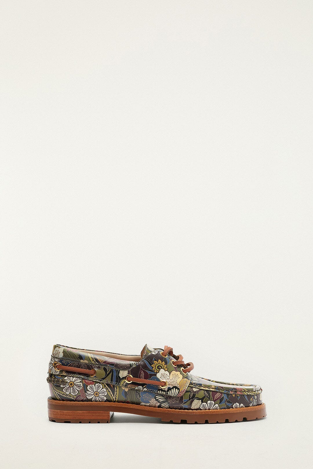 Farm Rio Printed Boat Shoes | Floral | Size 5