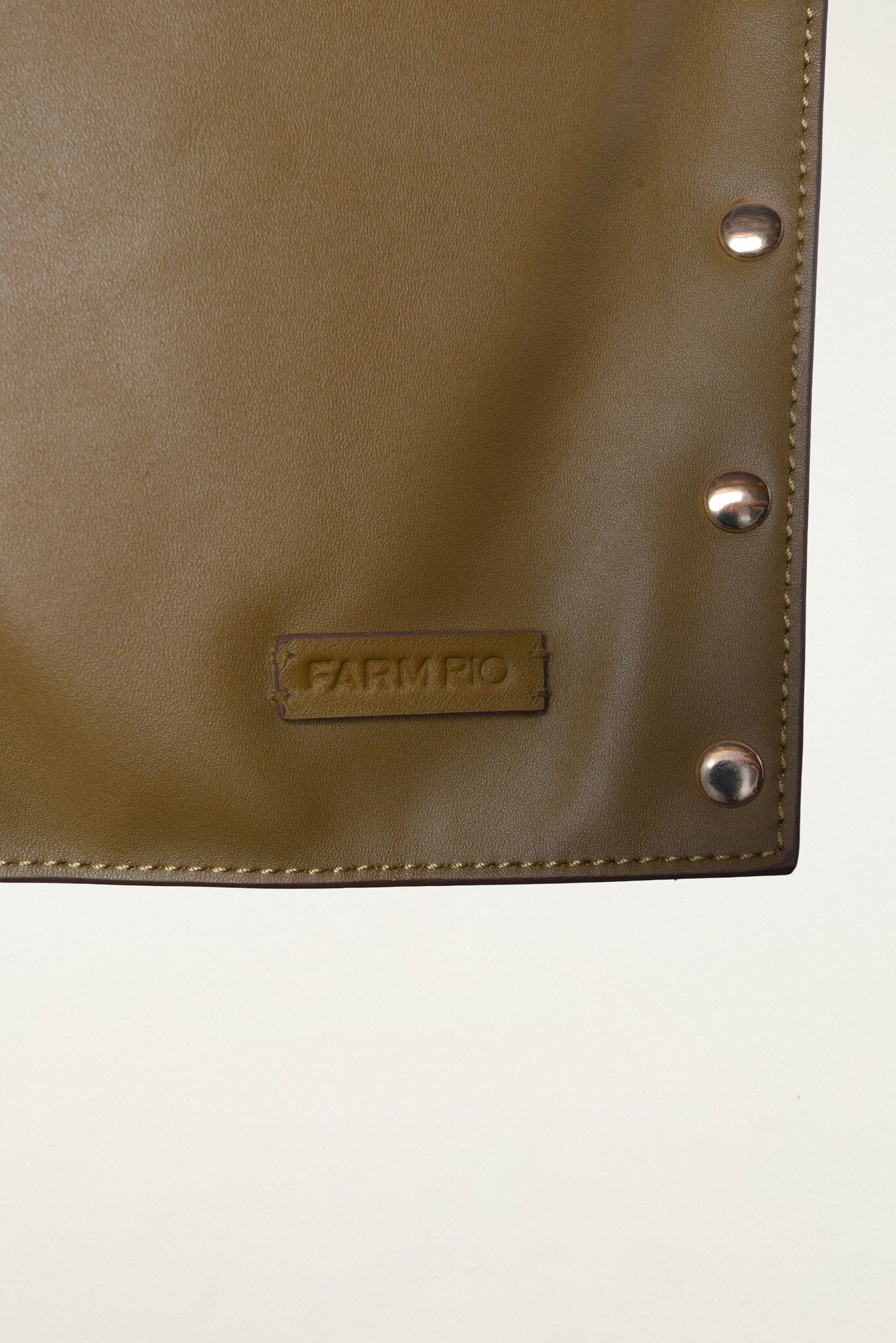 FARM Rio model wearing the Studded Leather Maxi Bag