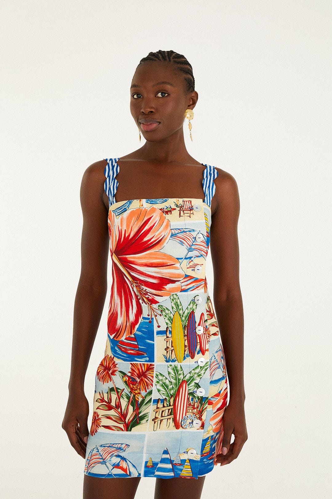 Summer Diary Multicolor Mini Dress