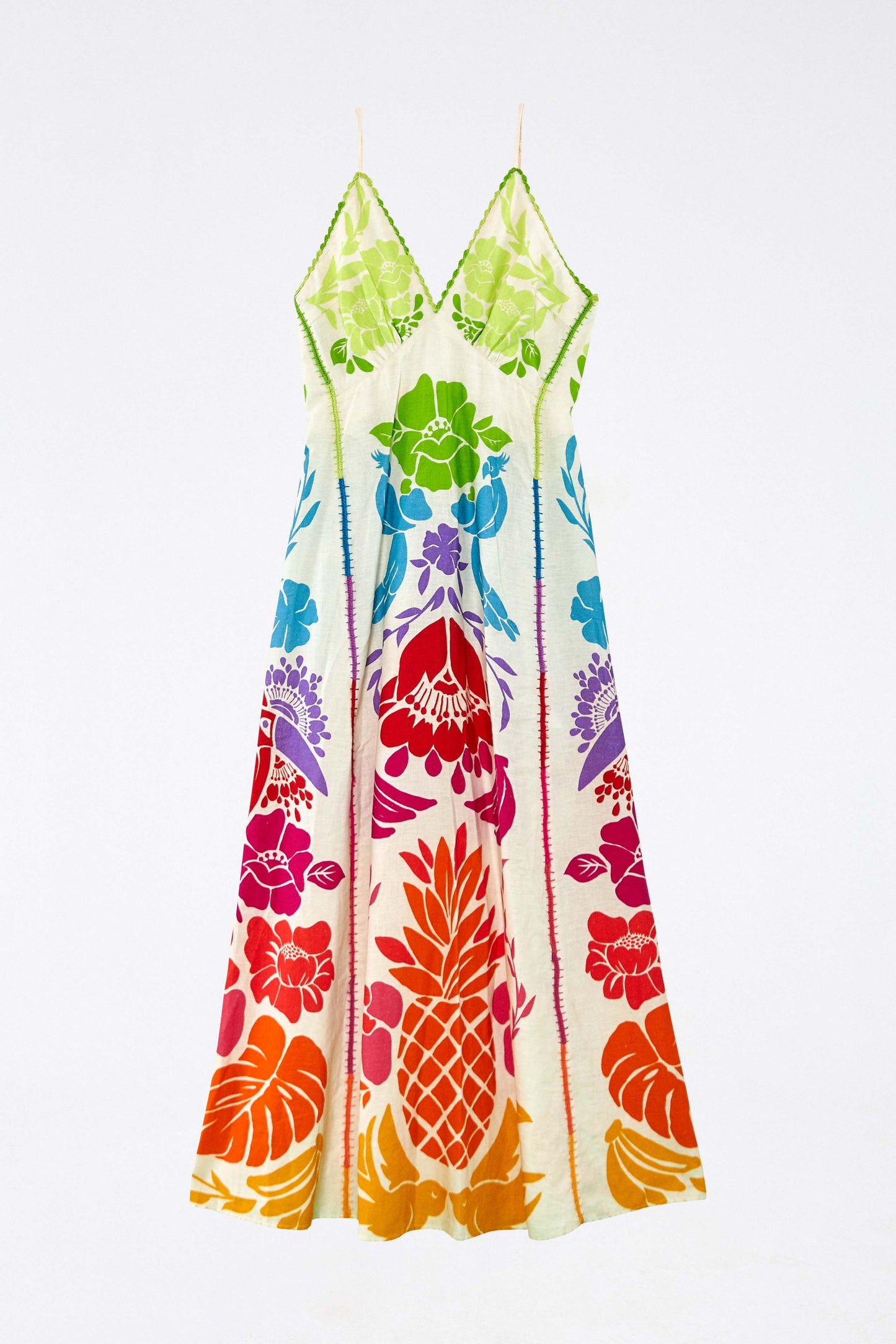Tropical Graphic Maxi Dress