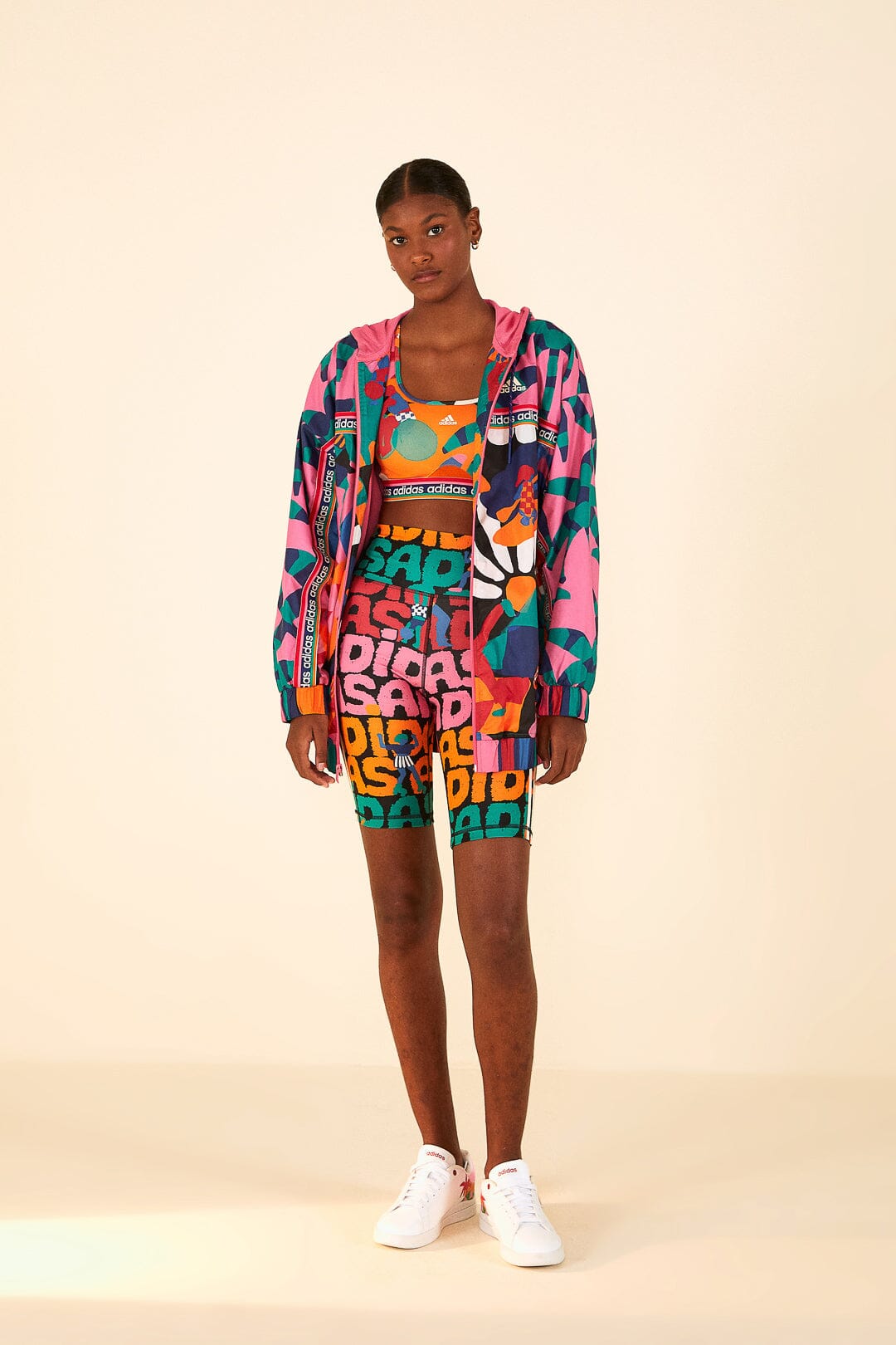 Adidas Farm Bike Short Black – FARM Rio - Main Image