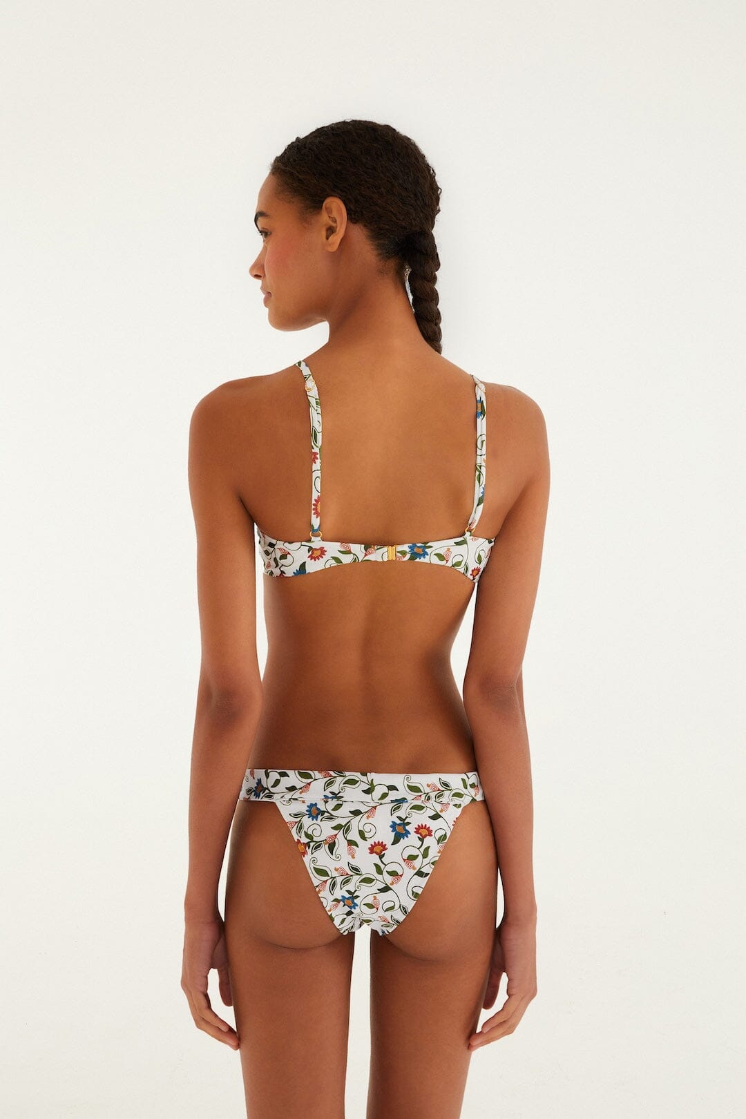 Off-White Stitched Garden Underwire Bikini Top