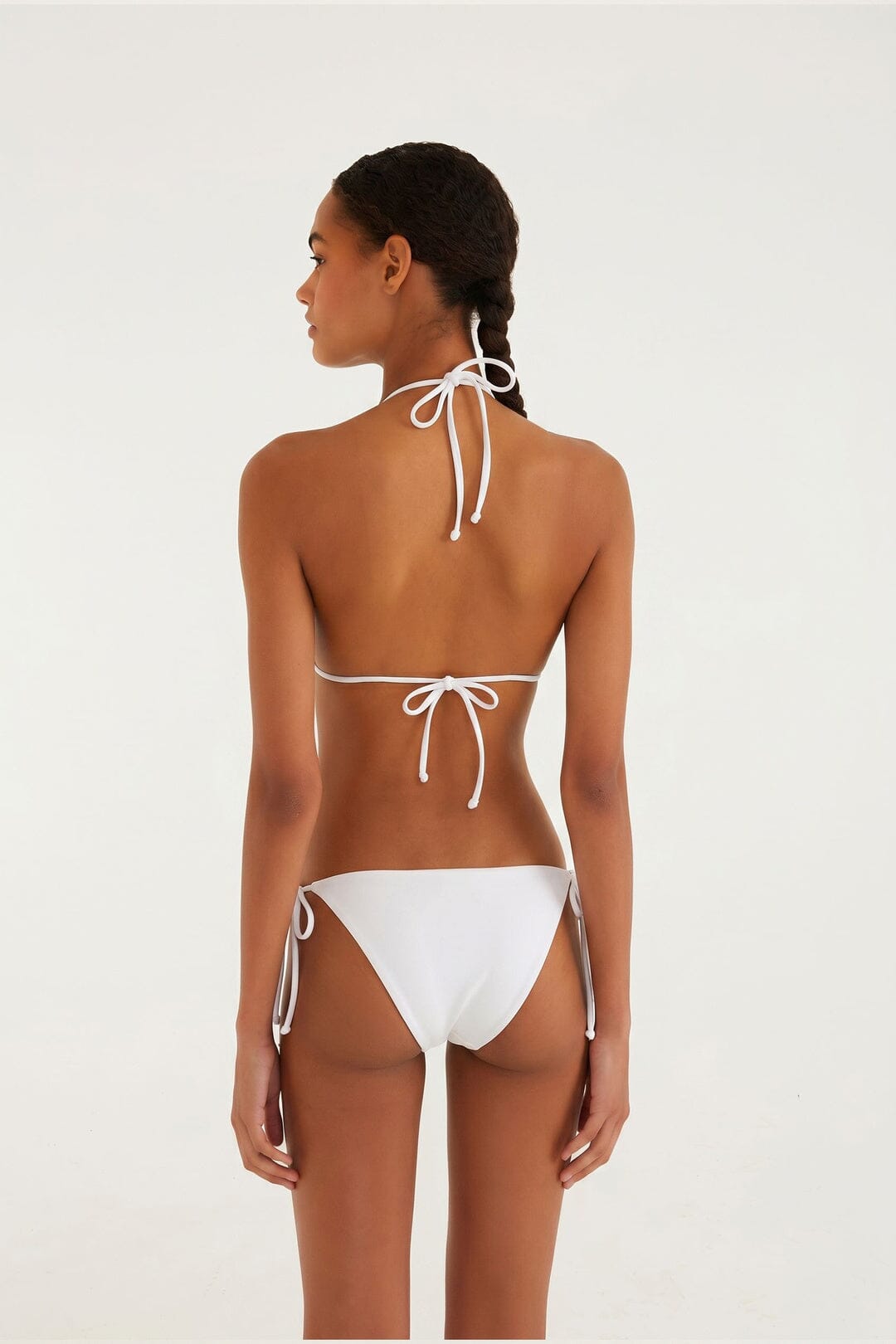 Off-White Stitched Garden Triangle Bikini Top