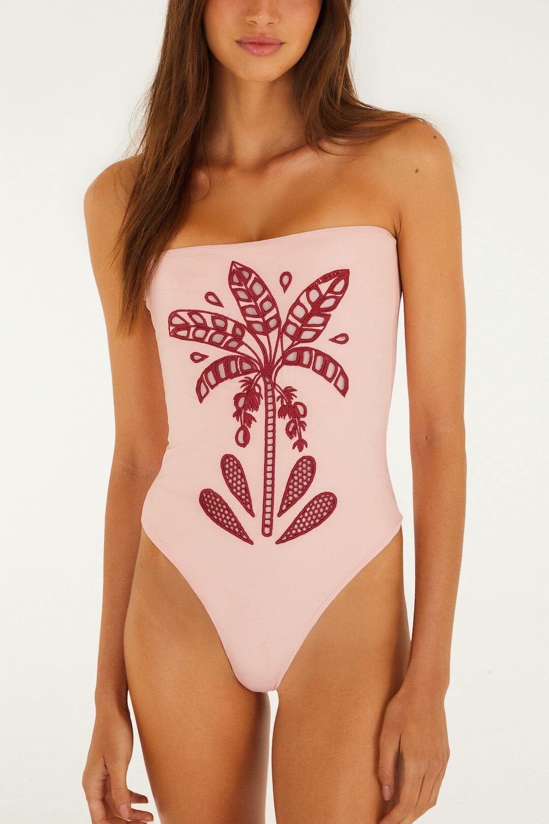 Light Pink Arabesc One Piece