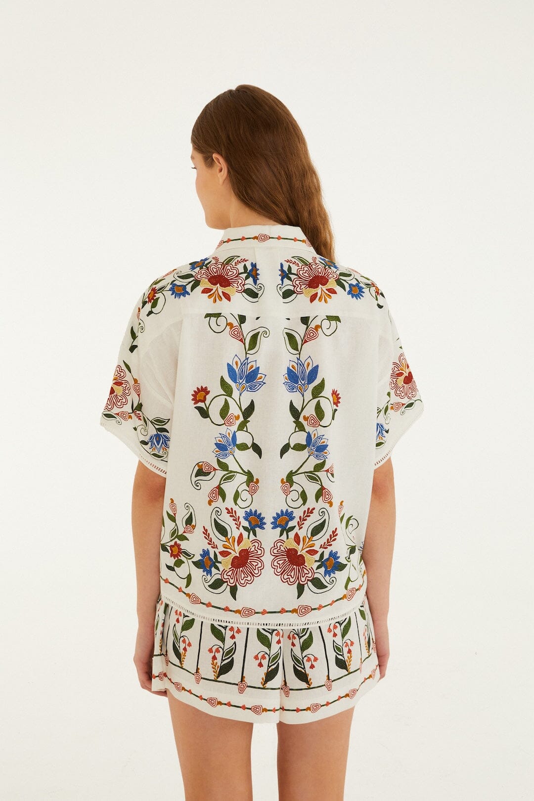 Off-White Stitched Garden Blouse
