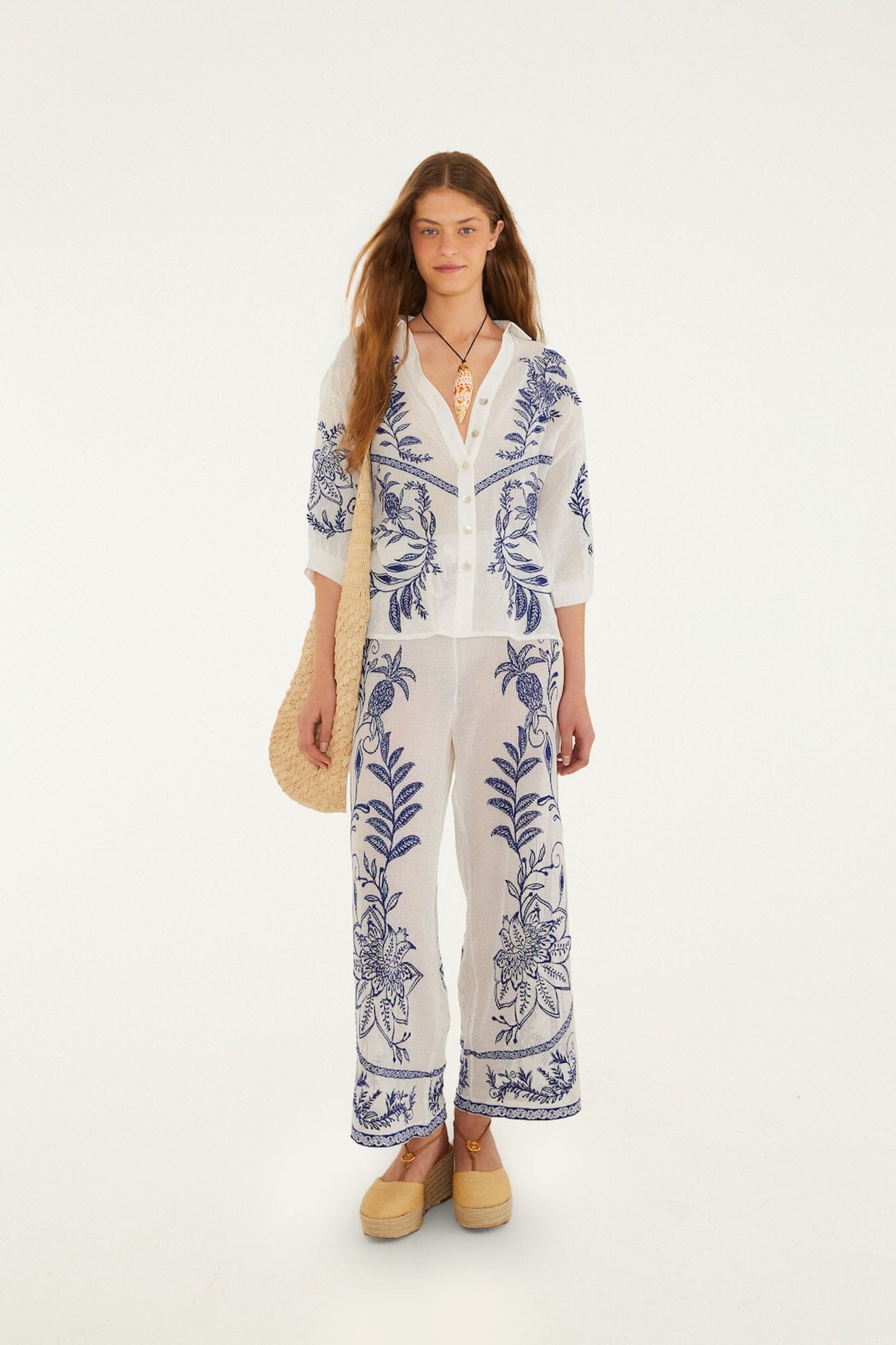 Off-White Nina Embroidery Blouse